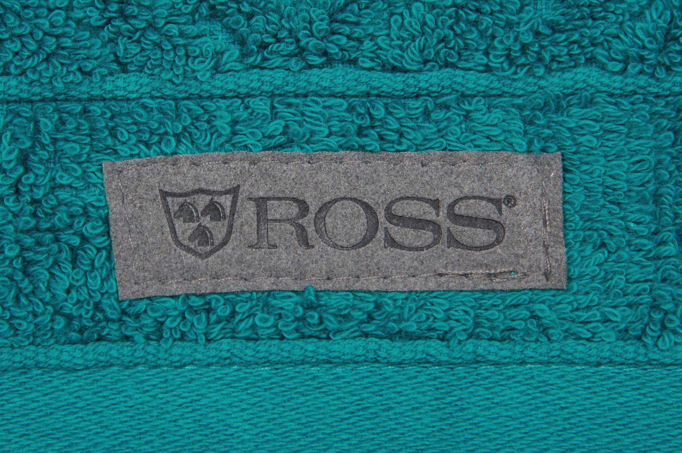 ROSS Gastendoek Smart Uni-rib met velourslabel (6-delig)