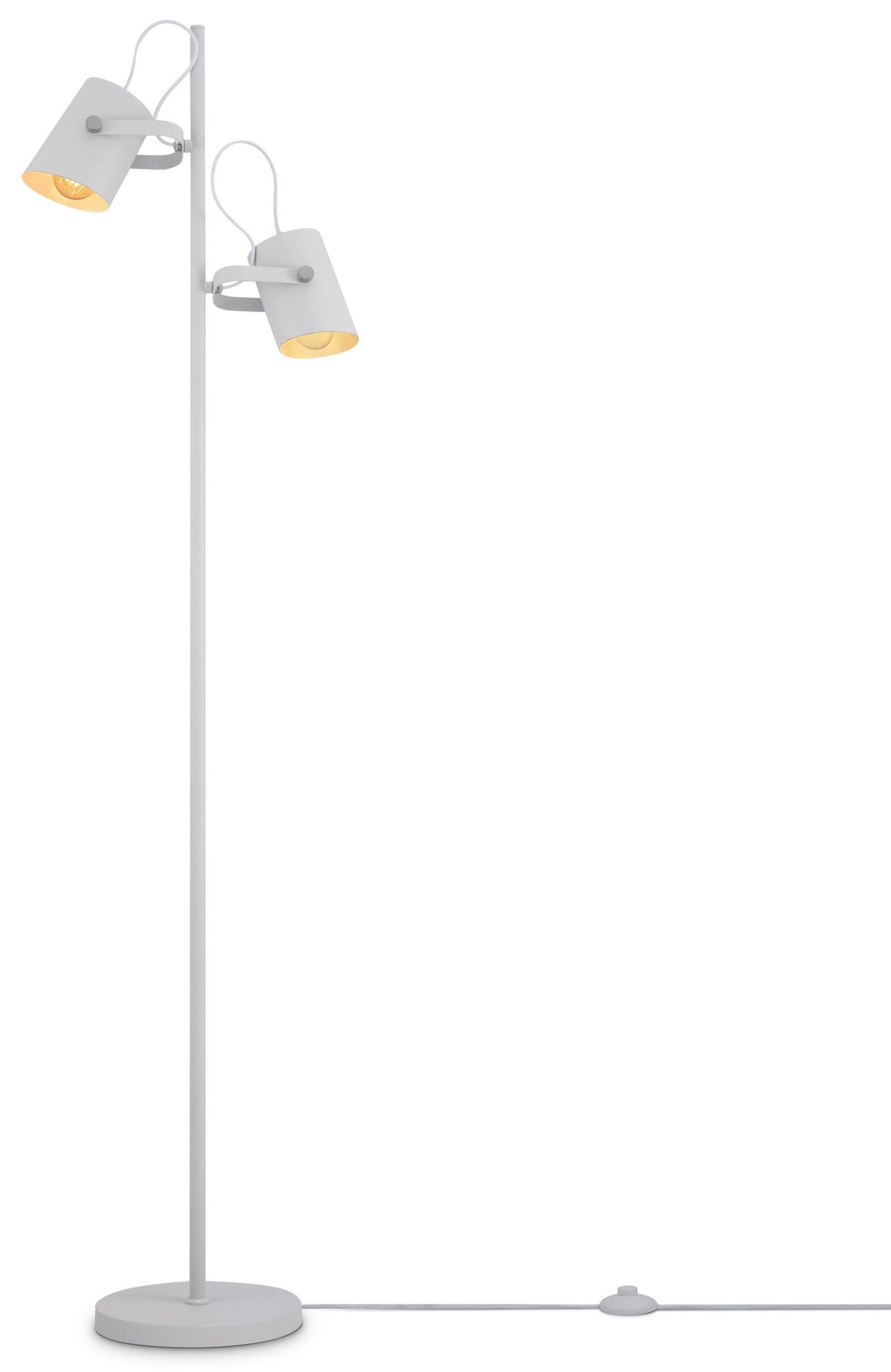Paco Home Staande lamp Karl met compatibele dimmer en lichtbron