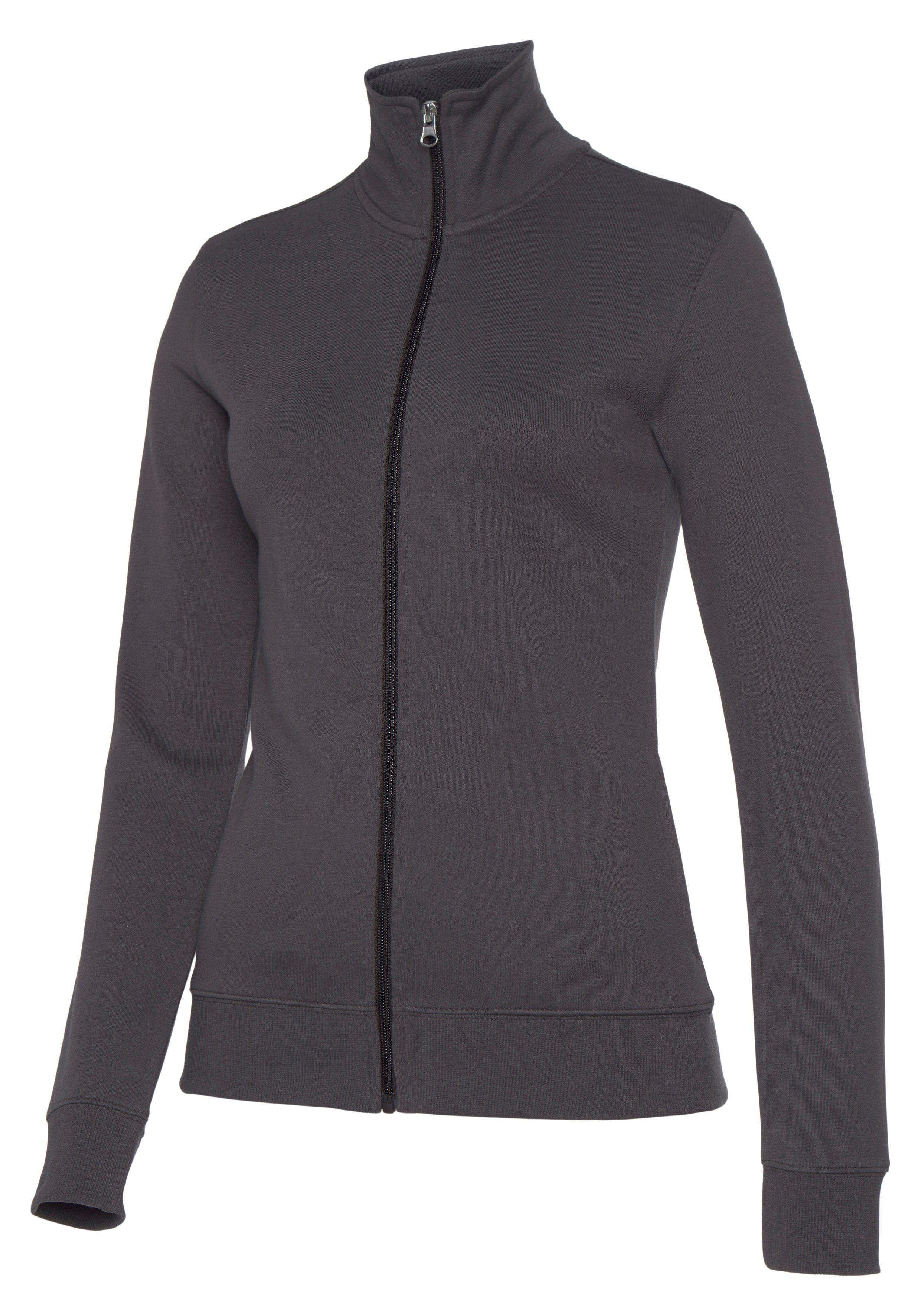 Bench. Loungewear Sweatvest met geborduurd staande kraag, loungepak (1-delig)