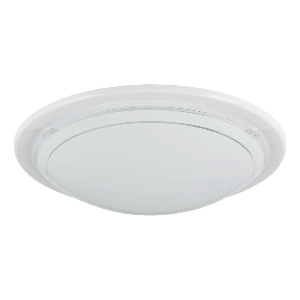 EGLO Plafondlamp PLANET 1 plafondlamp, wit, staal, glas, keukenlamp, E27 (1 stuk)