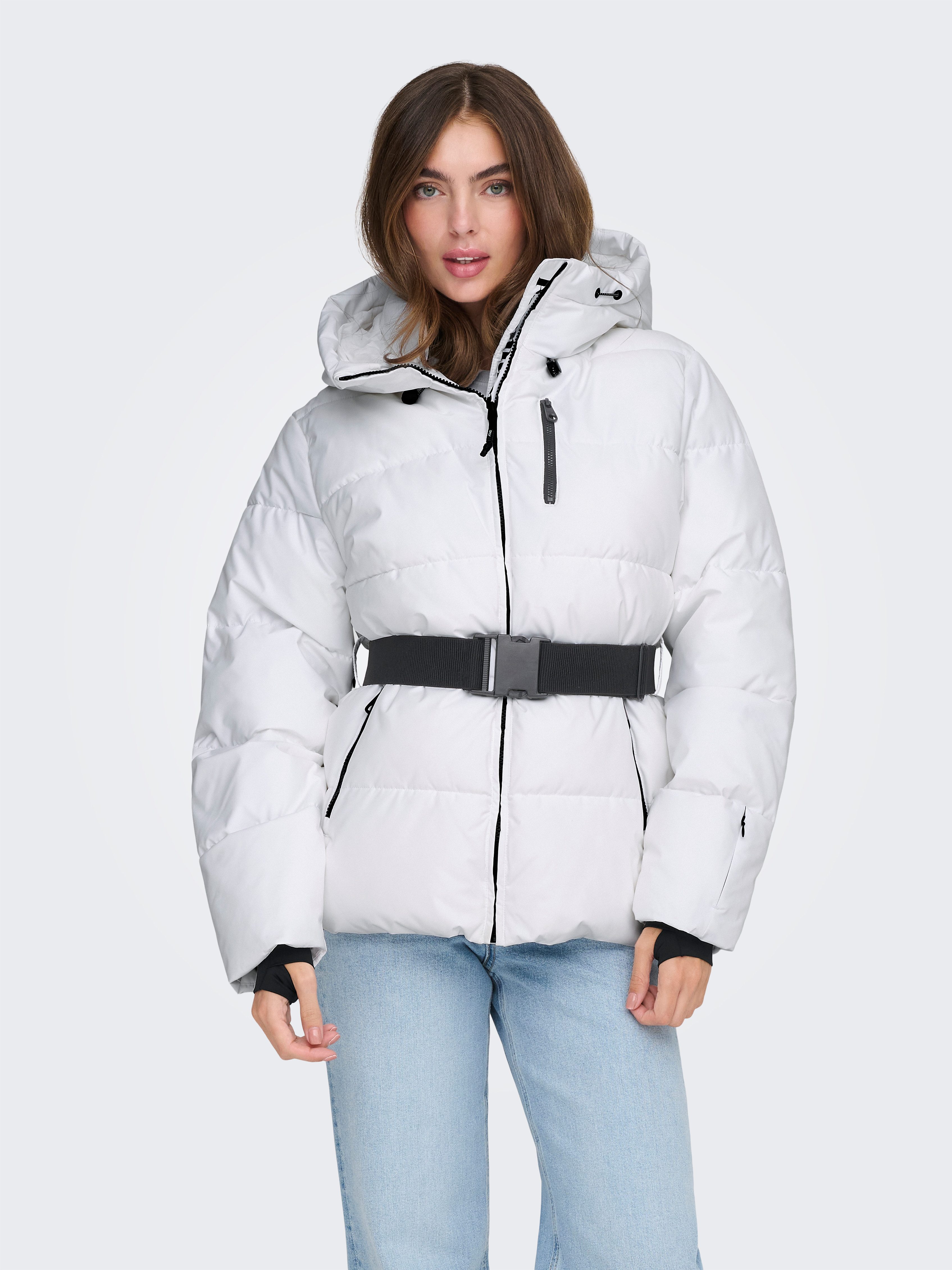 Only Gewatteerde jas ONLHARPER LIFE BELTED PREMIUM JACKET OTW