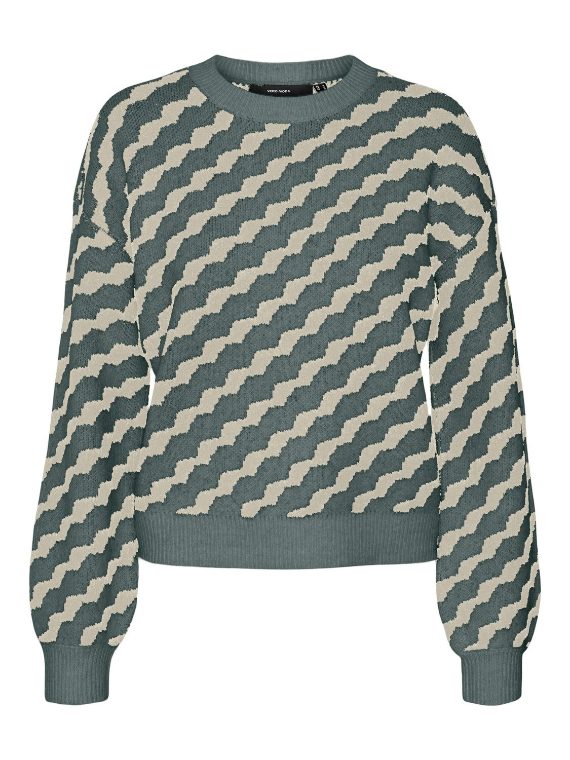 Vero Moda Trui met ronde hals VMLARA LS O-NECK PULLOVER GA BOO REP