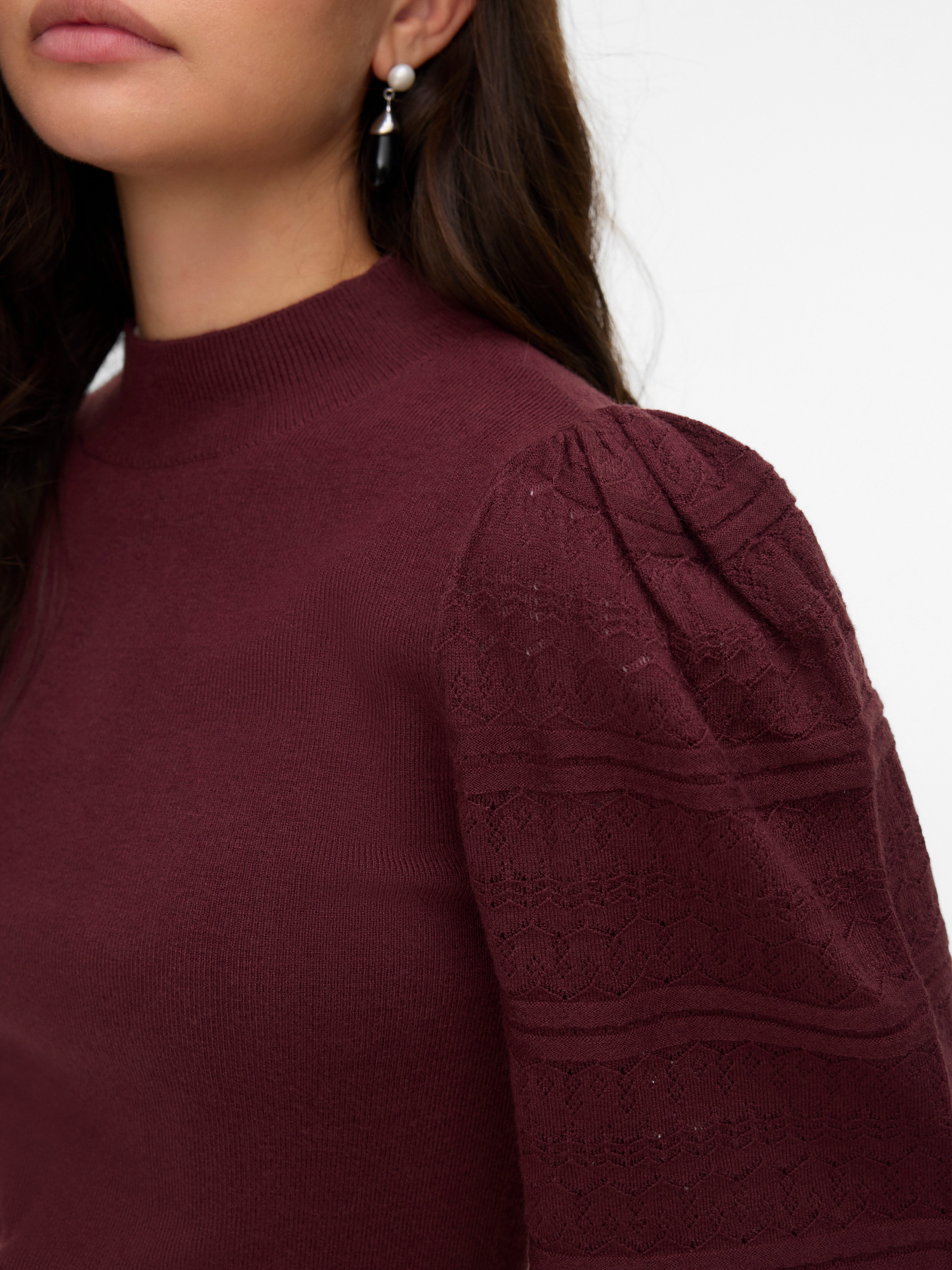 Vero Moda Gebreide trui VMNEWLIMONE LS HIGHNECK PULLOVER BOO