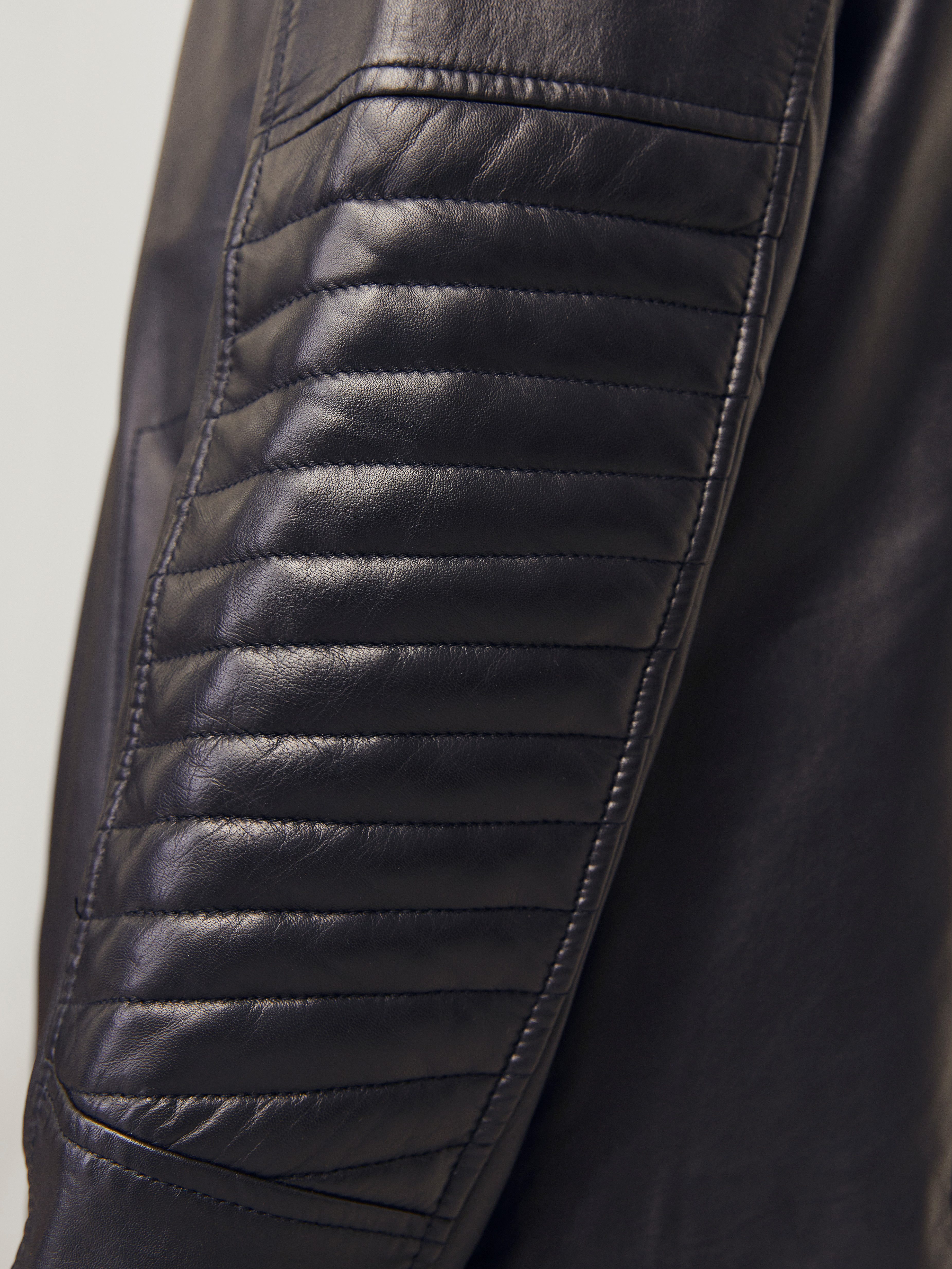 Jack & Jones Leren jack JJELIAM LAMB LEATHER JACKET NOOS