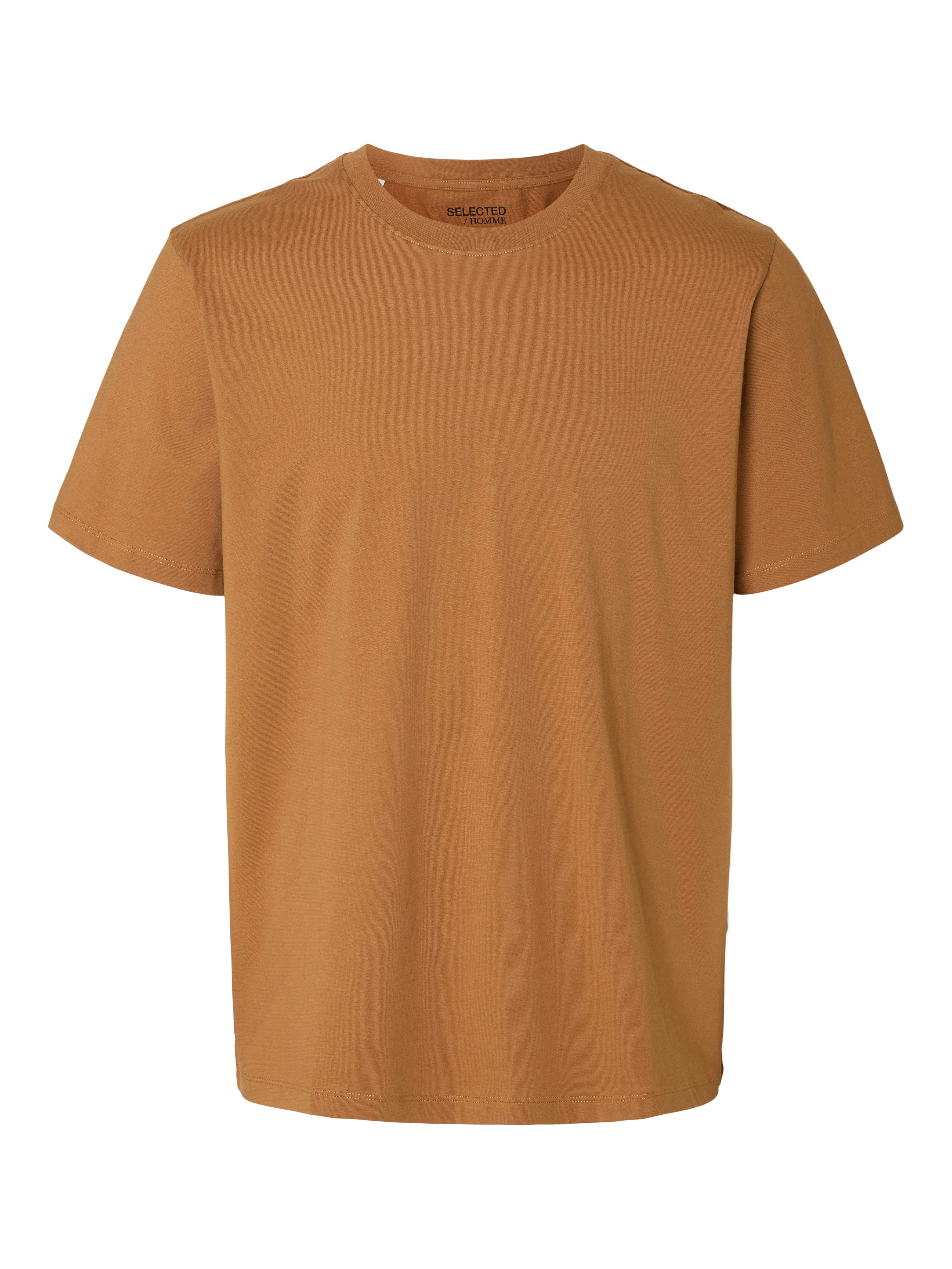 SELECTED HOMME Shirt met ronde hals SLHASPEN SS O-NECK TEE NOOS
