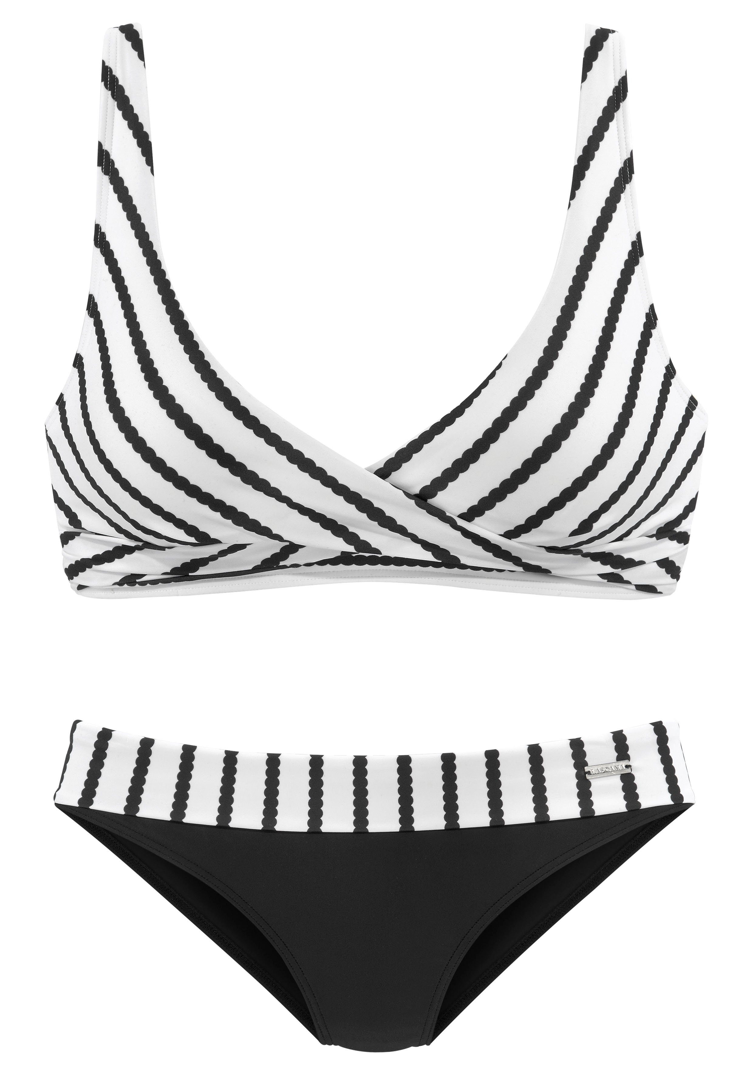 Lascana Triangelbikini in wikkellook