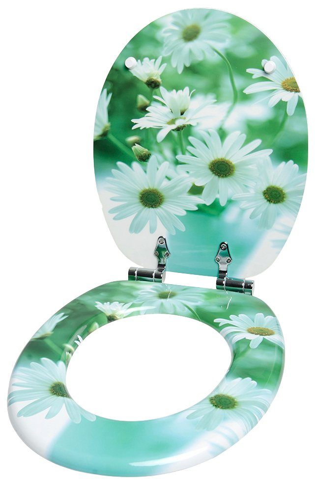 Sanilo Toiletzitting Margrieten met soft-closemechanisme