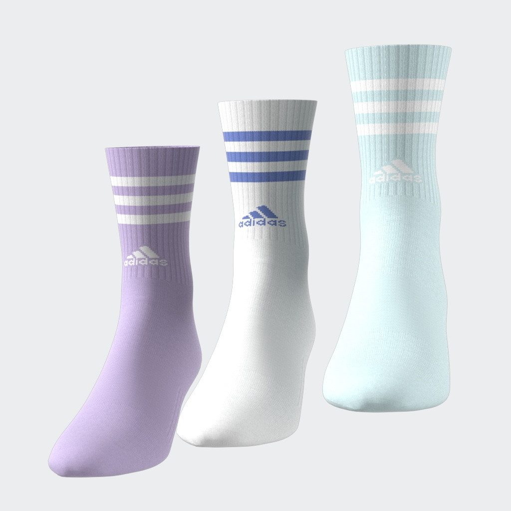 adidas Performance Functionele sokken 3-STRIPES CUSHIONED CREW SOKKEN, 3 PAAR (3 paar)