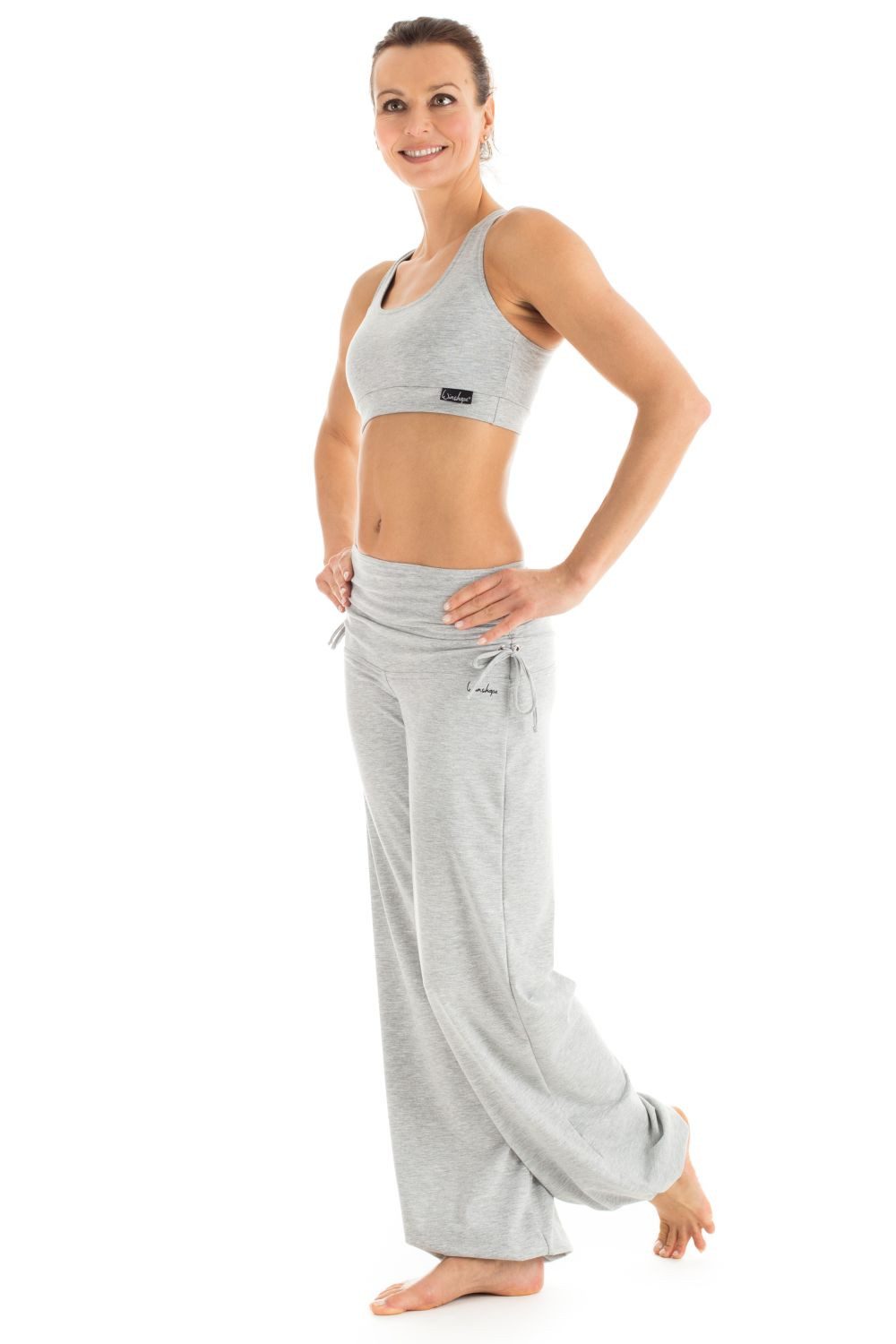 Winshape Sportbroek WH1 met aanrimpeling opzij