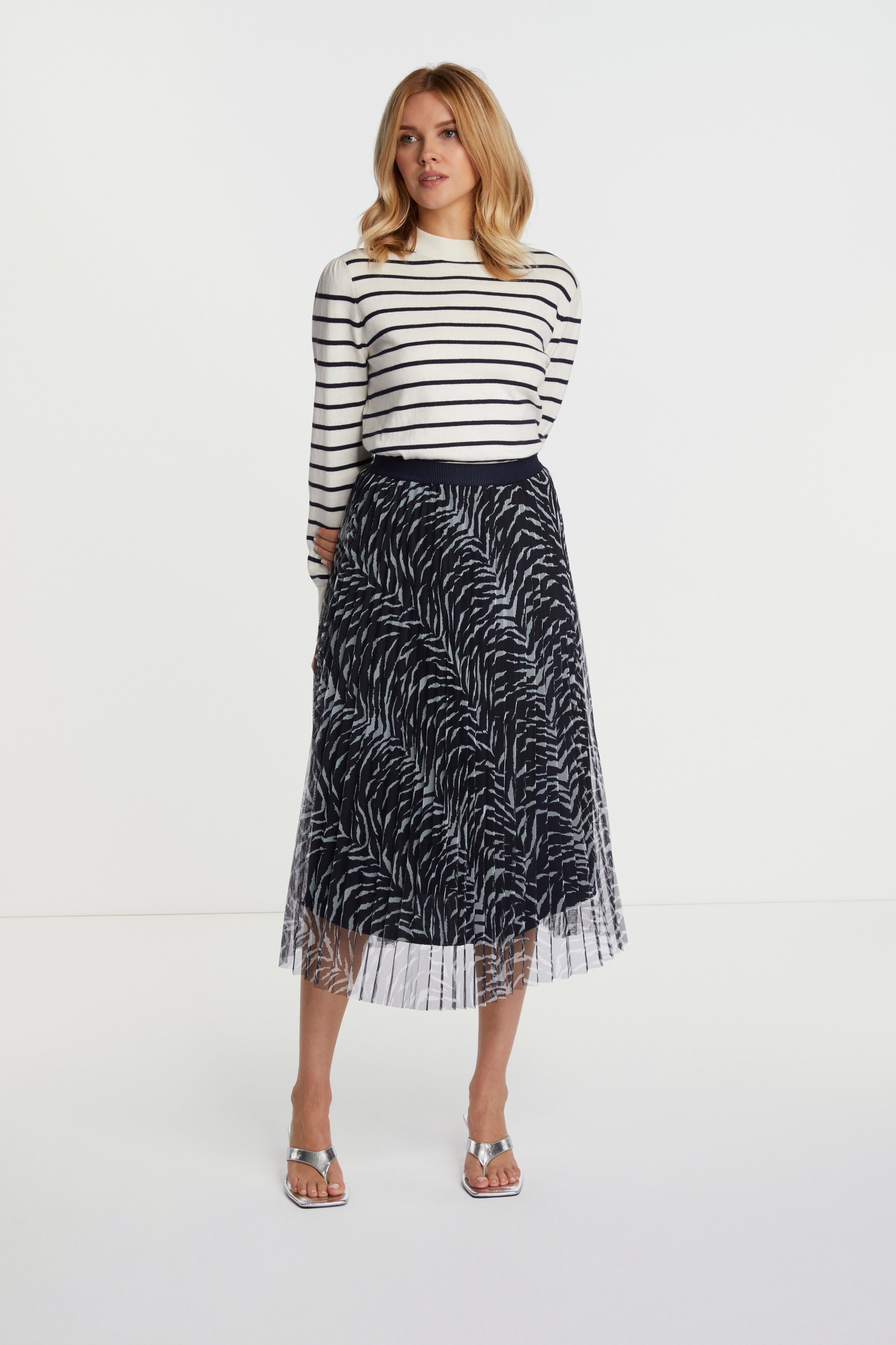 Rich & Royal Gebreide trui met mock-neck