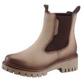 bugatti chelsea-boots dori in een trendy used-look bruin