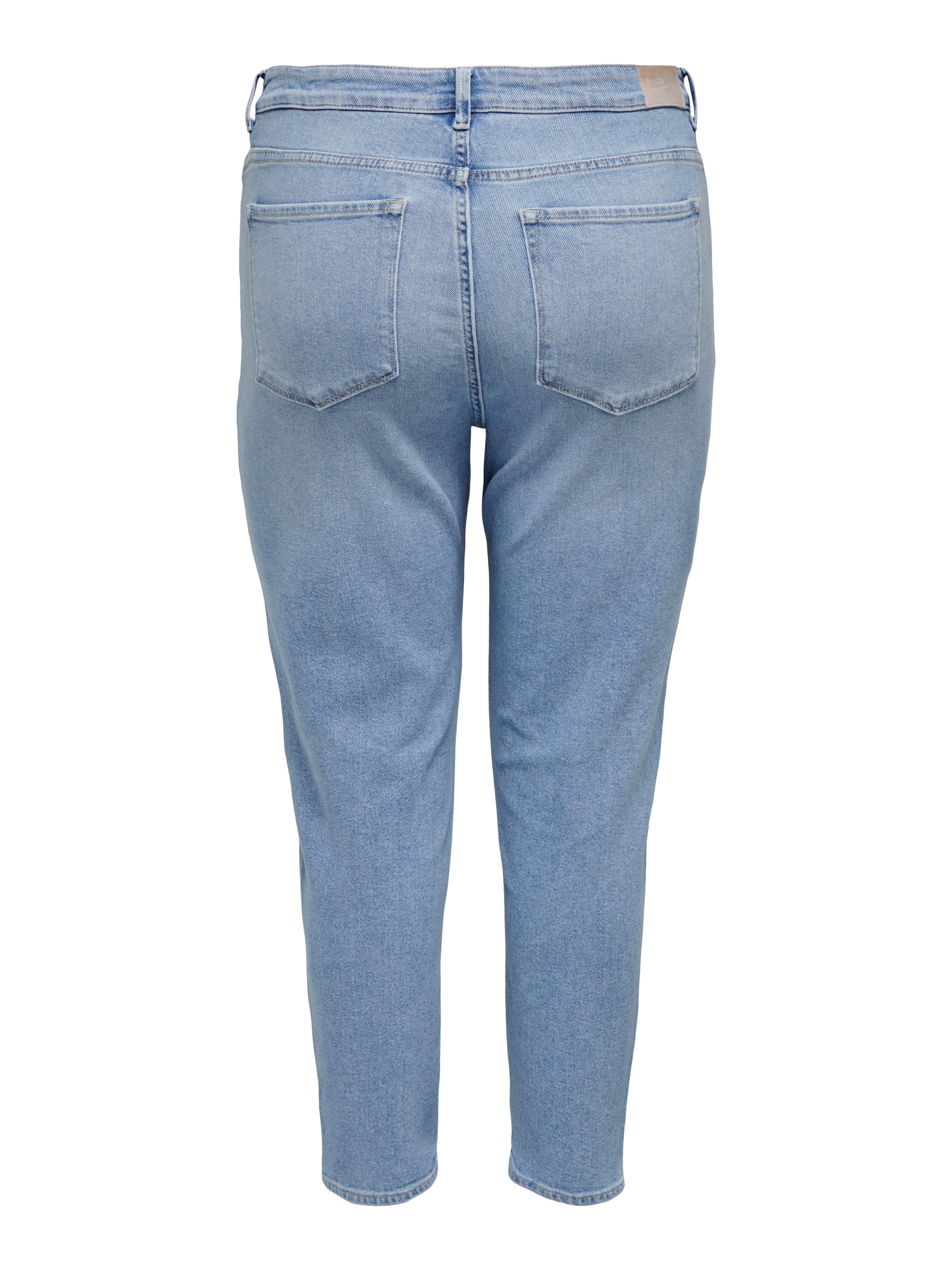 ONLY CARMAKOMA High-waist jeans CAREMILYSTRETCH HW STR ANK DNM CRO1 NOOS