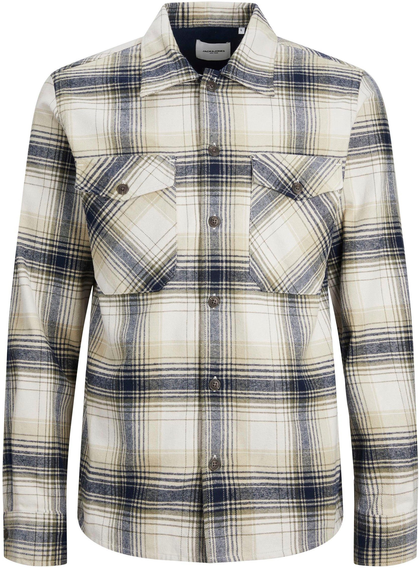Jack & Jones Overhemd met lange mouwen JJEEDDIE OVERSHIRT LS NOOS