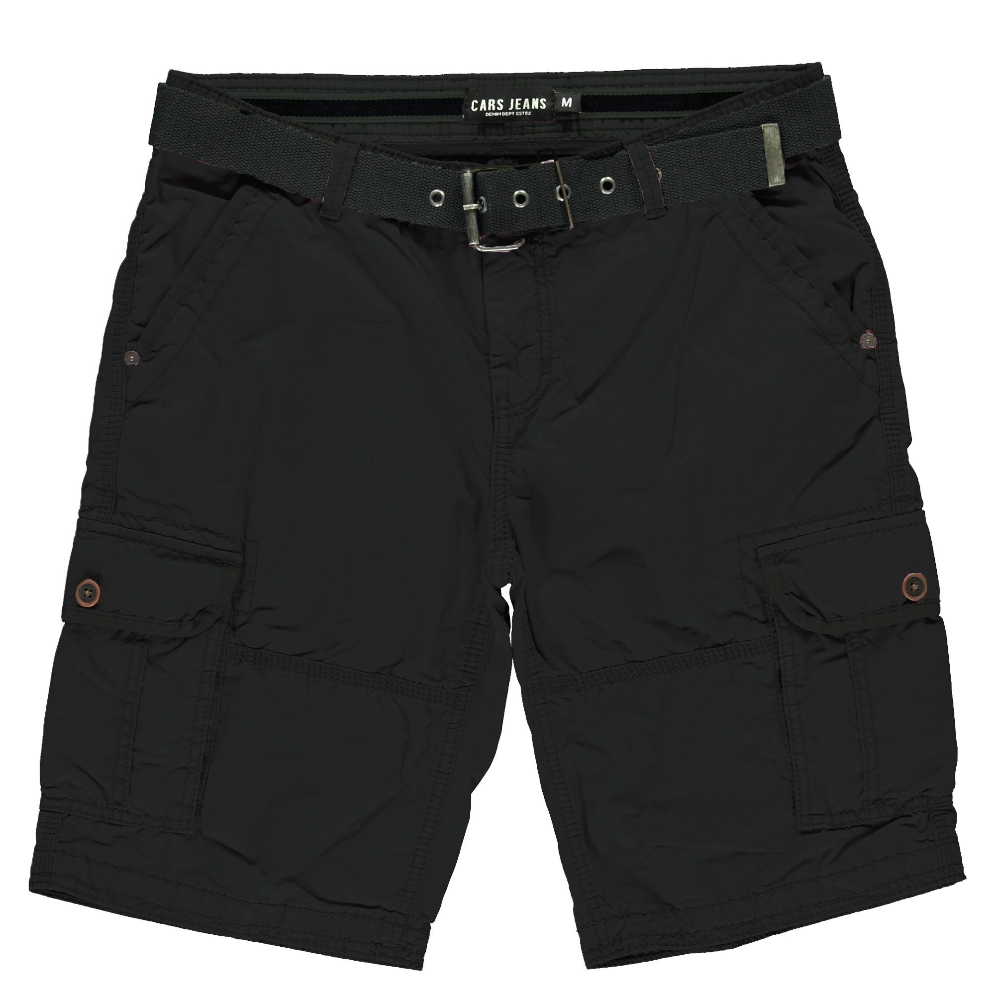 CARS Jeansshort DURRAS SHORT heren jeans maat M zwart