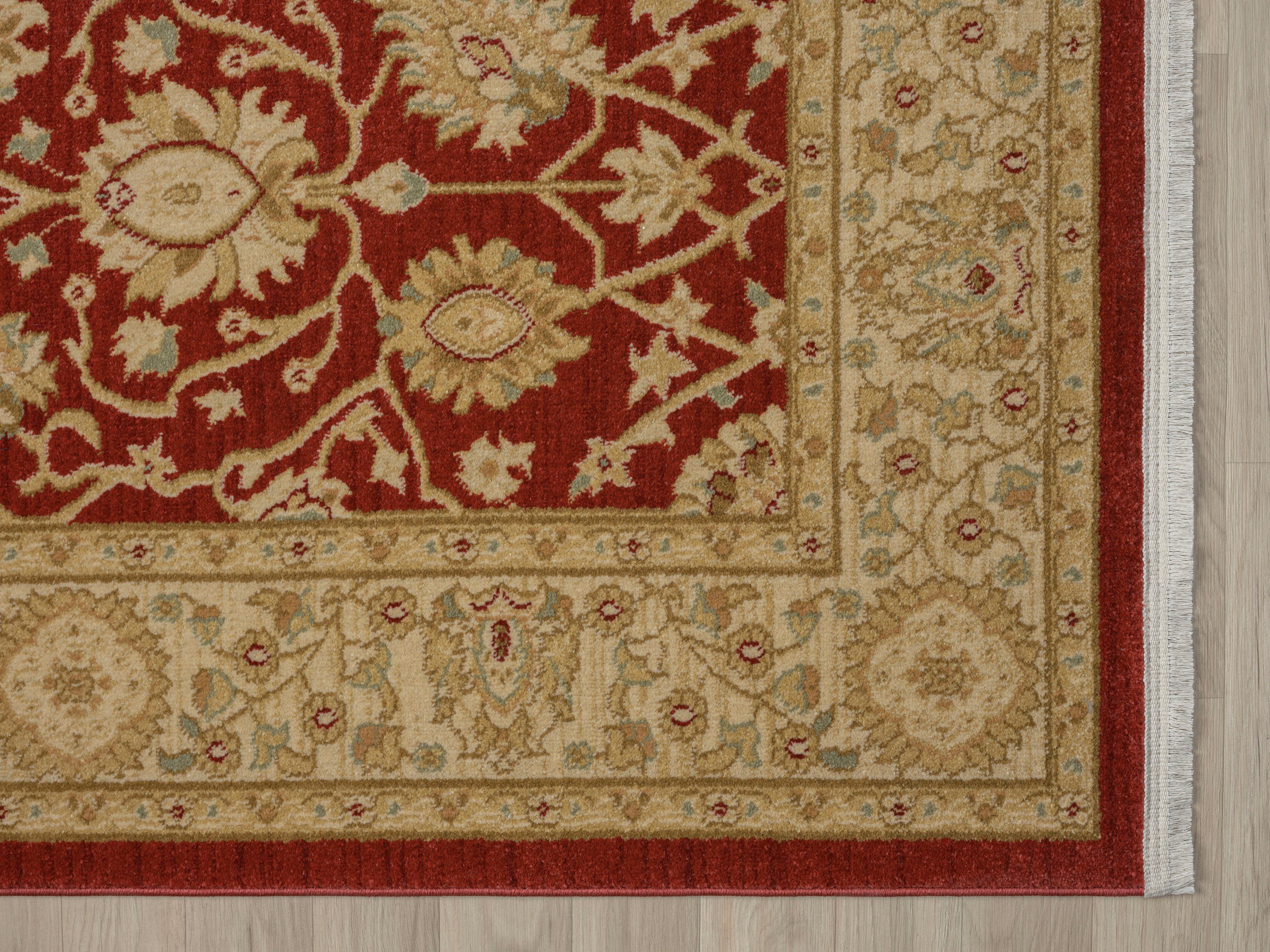 Myflair Möbel & Accessoires Vloerkleed Maryam 1 voorraadopruiming Kortpolig, oosters uiterlijk, edele glans, met franjes, bijzonder zacht
