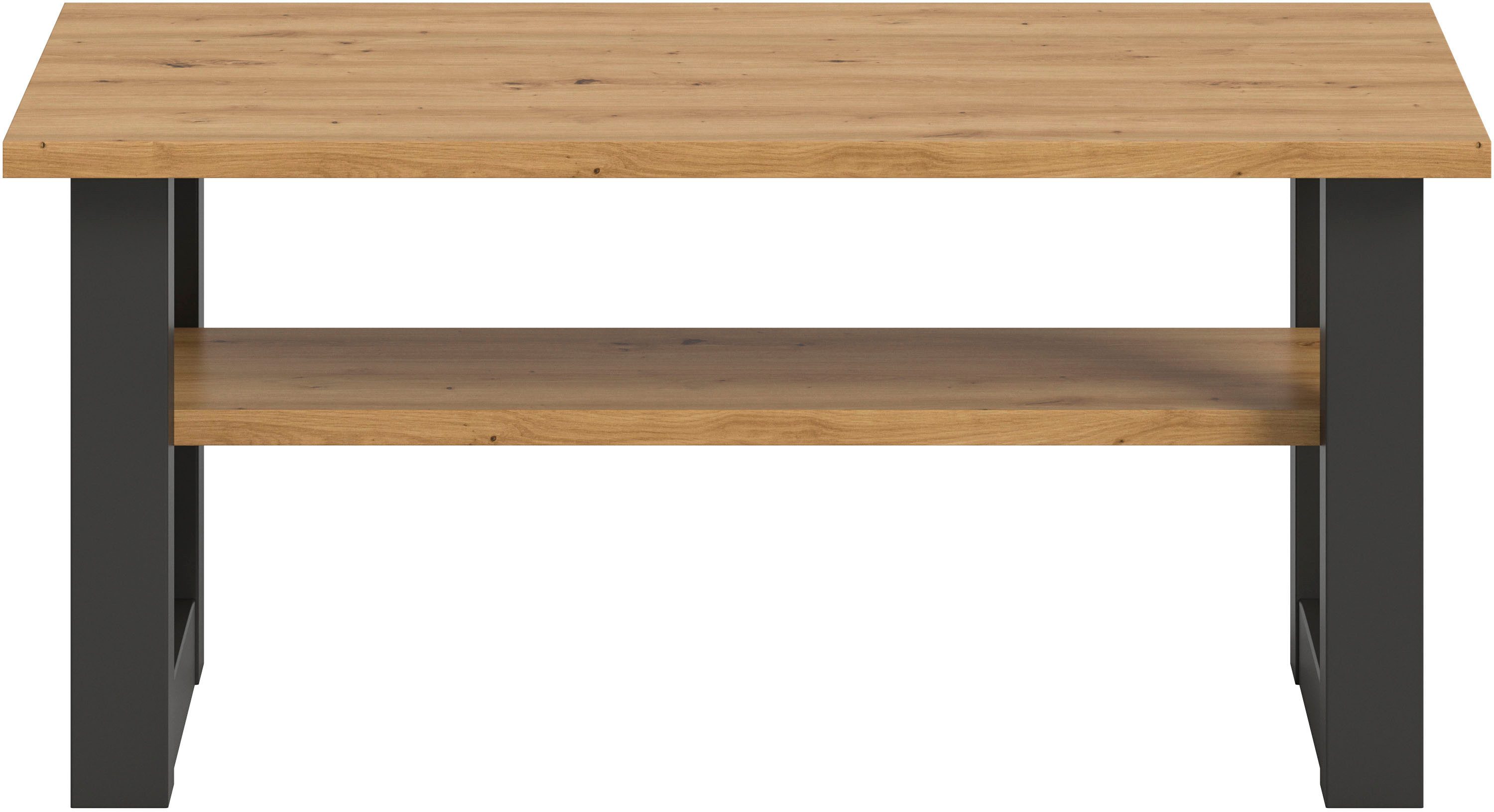 INOSIGN Salontafel Rail, breedte 90 cm, met onderblad, inclusief sledeframe