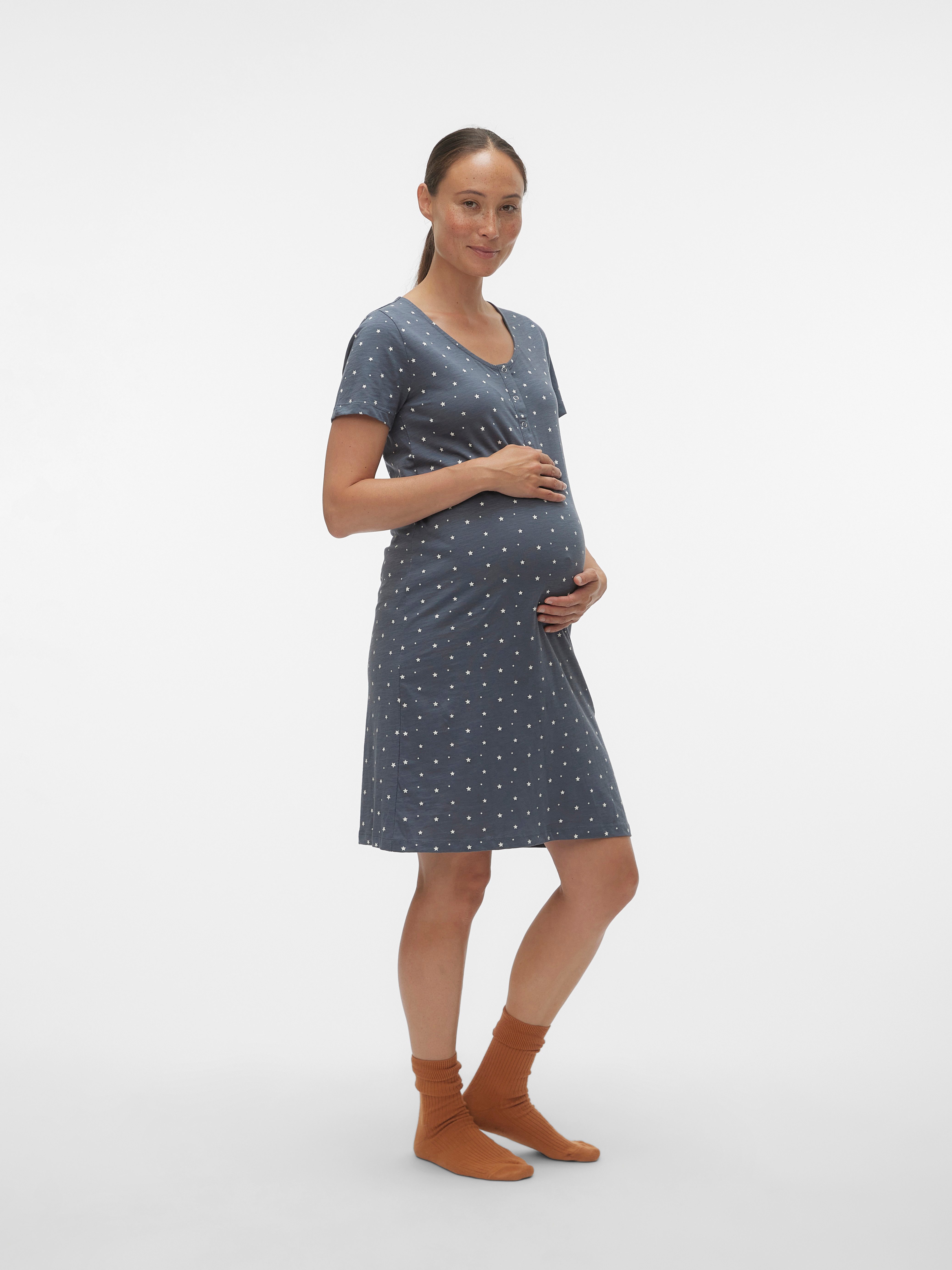 Mamalicious Positienachthemd MLMIRA STAR JRS NIGHTGOWN 2F A. E. NOOS
