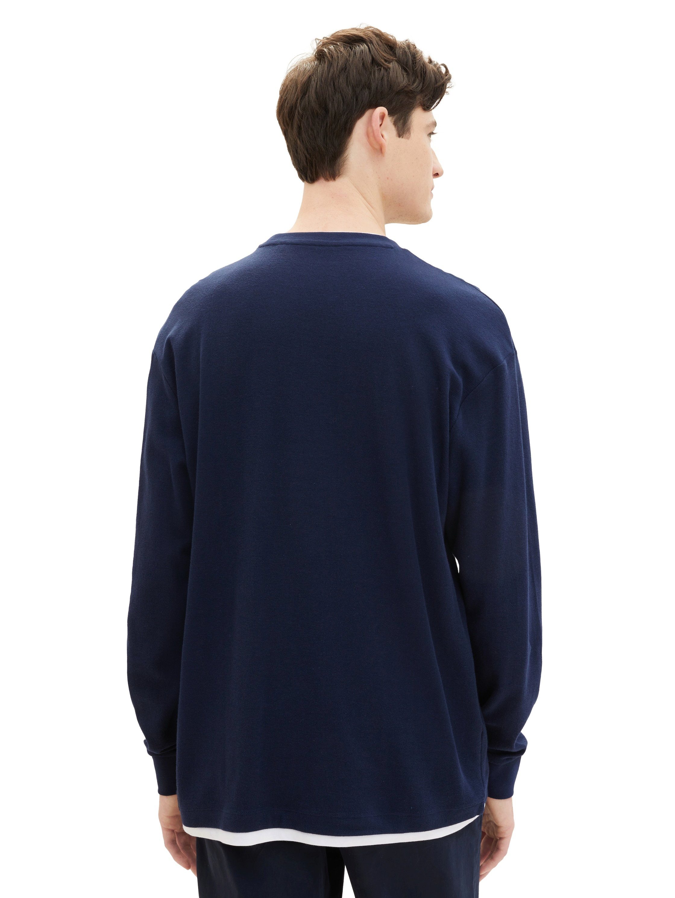 Tom Tailor Denim 2-in-1-shirt met lange mouwen