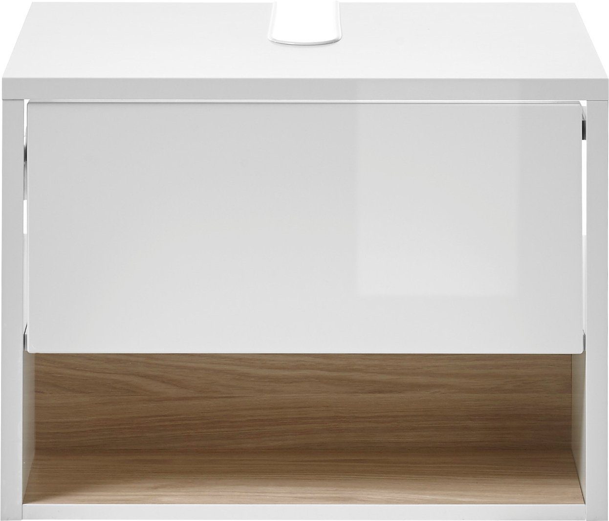 Places of Style Badmeubelset Studio Line, bad in modern ontwerp, 2-delig badkamer Onderkast en spiegel, in twee kleuren beschikbaar, veel opbergruimte (2 stuks)