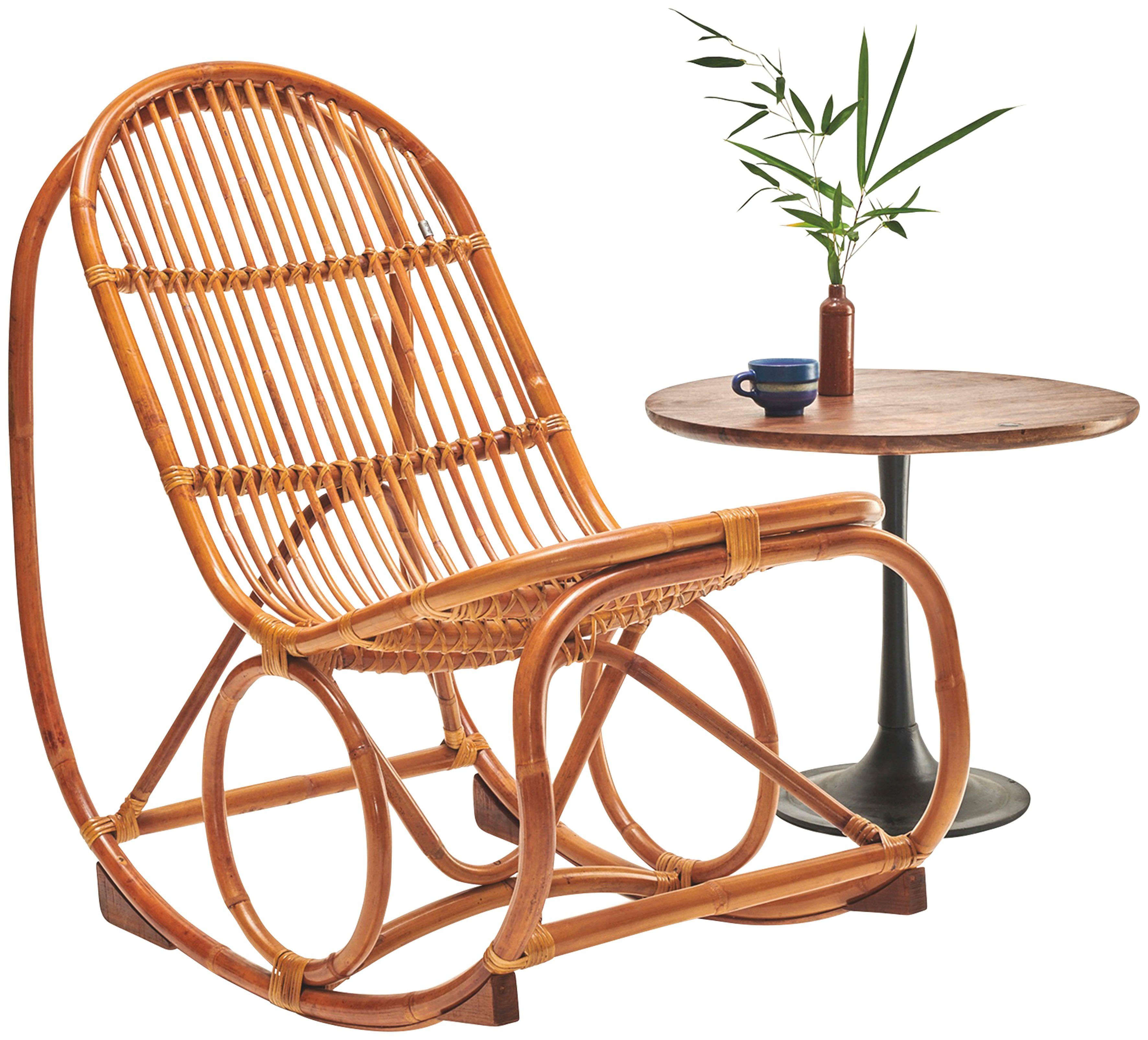 sit&more Schommelstoel met tom tailor metalen manchetten