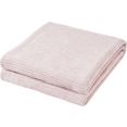 done. deken coco deken, omrand met siernaad in een streep-look roze