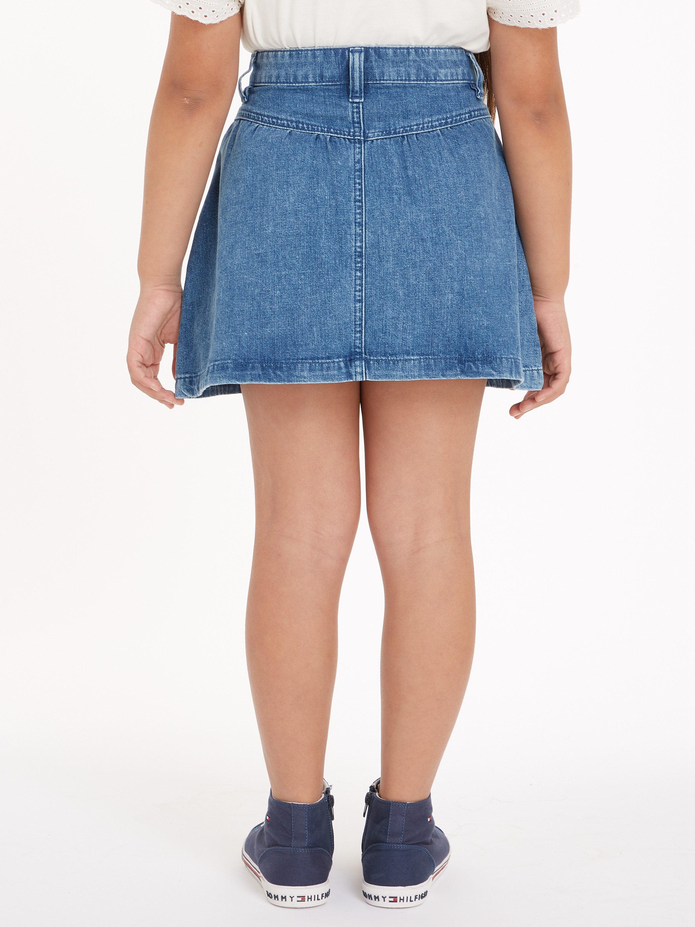 Tommy Hilfiger Rok in a-lijn DENIM FRONT YOKE DETAIL SKIRT