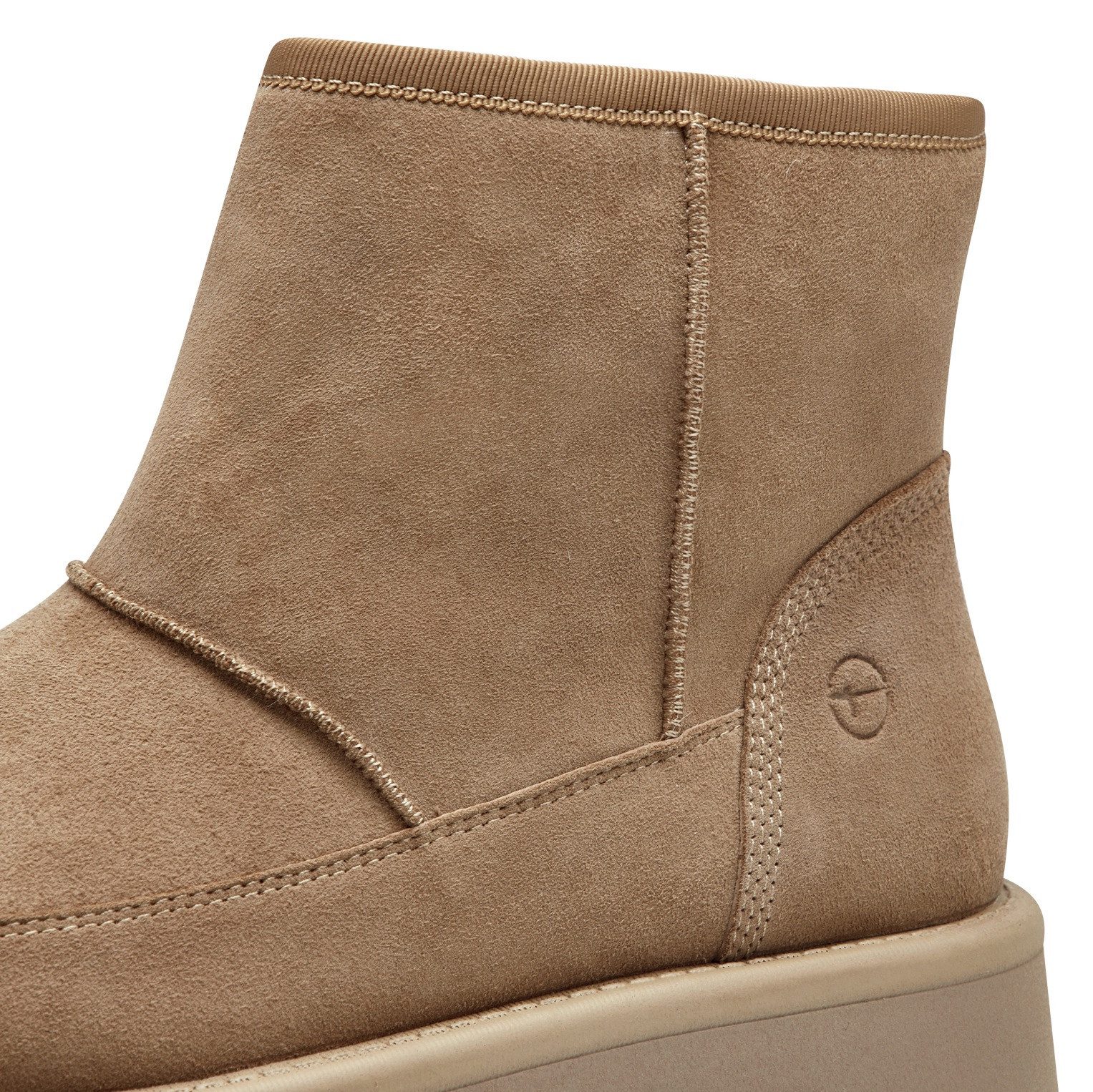 Tamaris Winterlaarzen , plateau, korte enkellaars, ankleboots met binnenrits