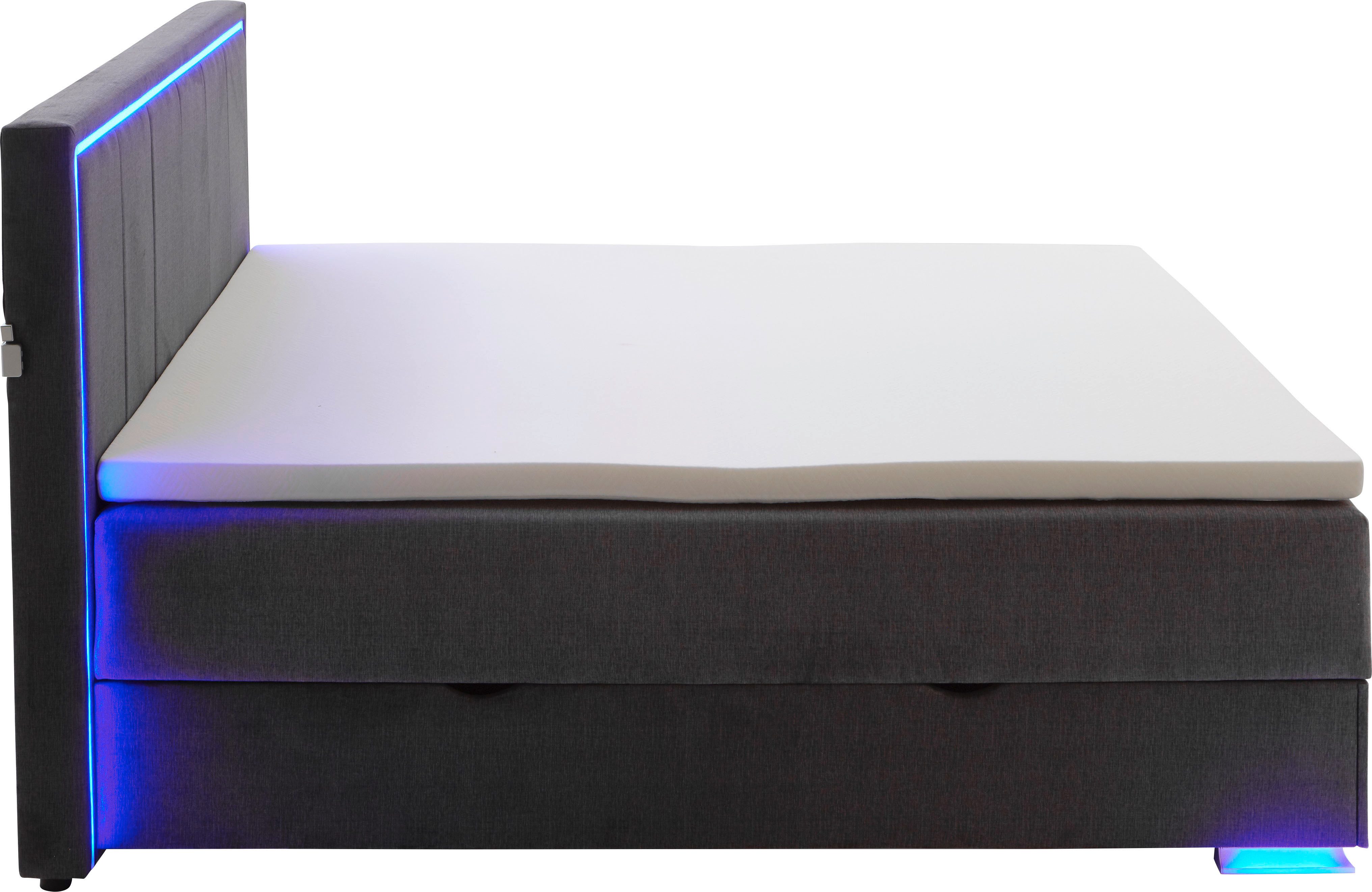 meise.möbel Boxspring Colorado II inclusief led-verlichting & topper