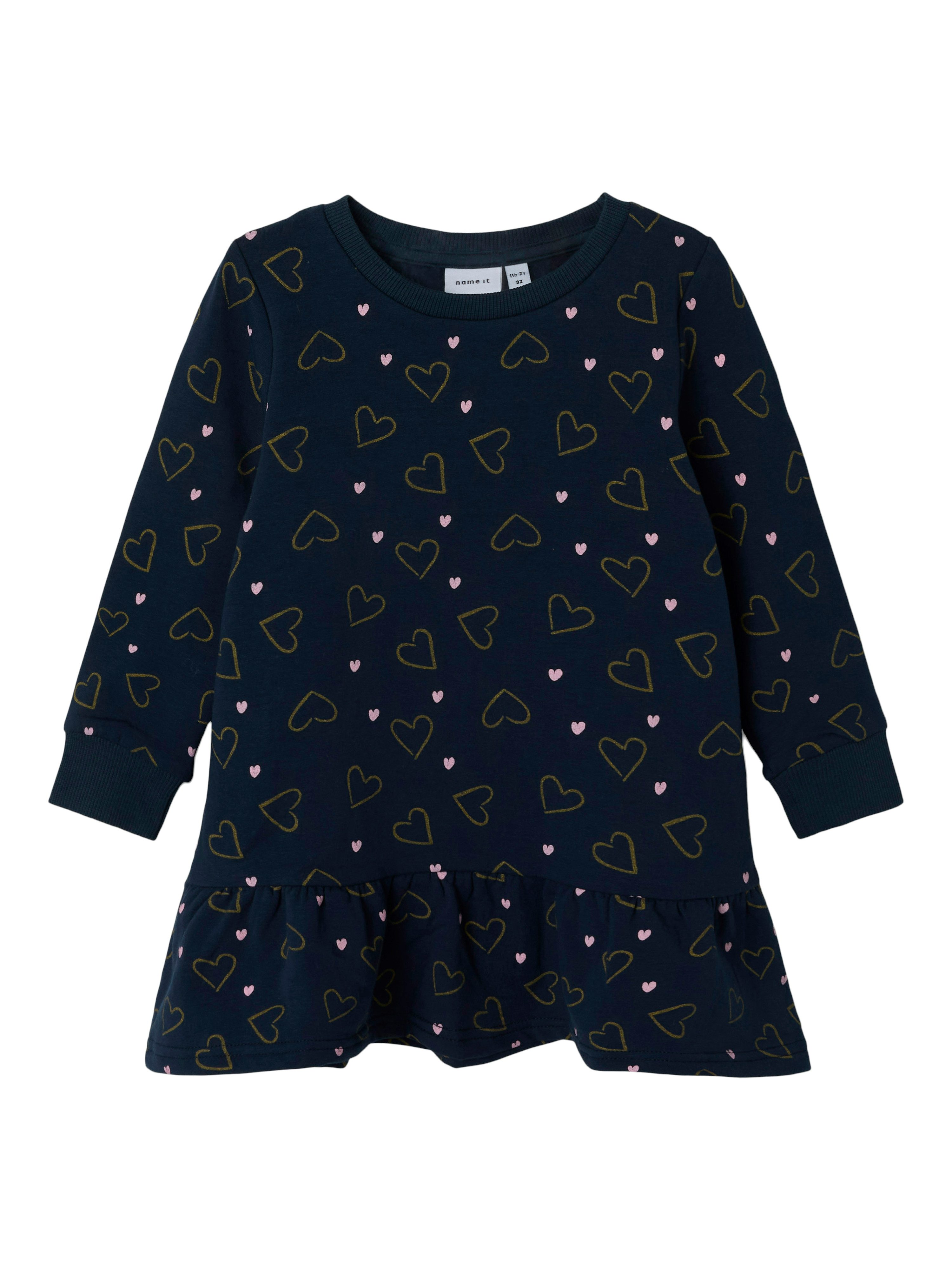 Name It Sweatjurk NMFRUE SWEAT DRESS BRU BOX