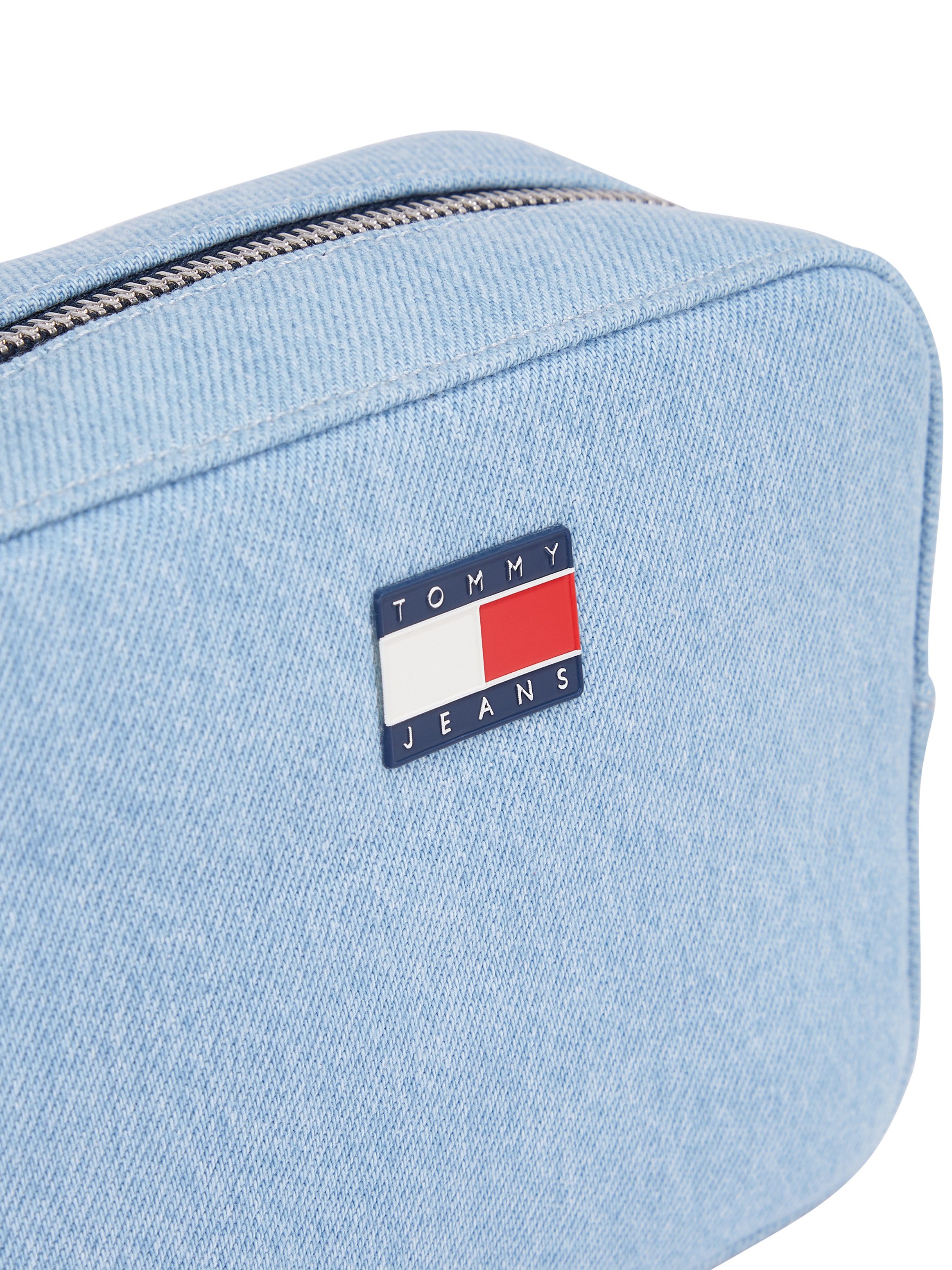 TOMMY JEANS Camerazak TJW ESS MUST CAMERA BAG DENIM , dames schoudertas, handtas, mini tas met logovlag