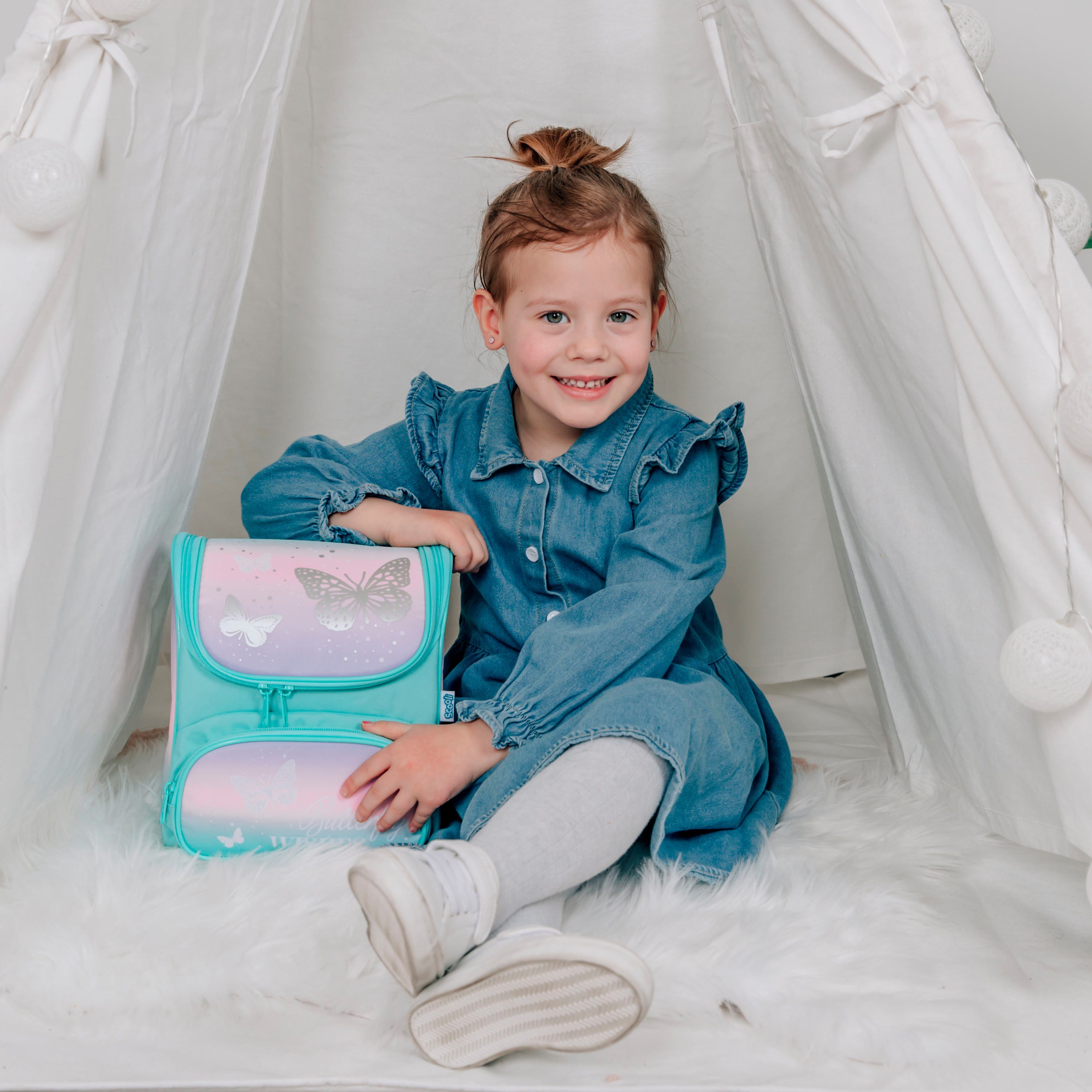 Scooli Schooltas voor kleuters Cutie, Butterfly Wishes