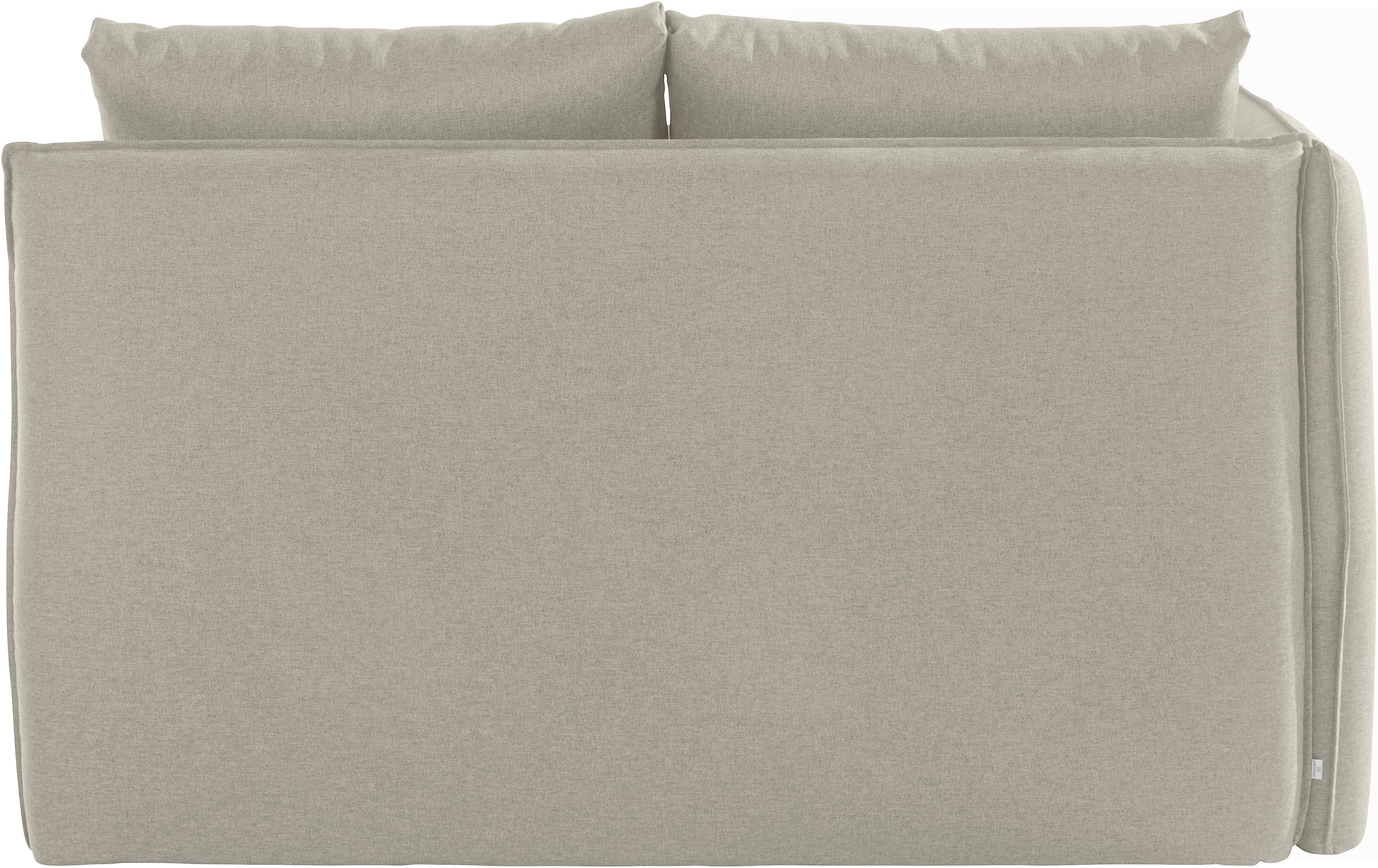 andas Ottomane Nöre korte lounge-module - zelf samenstellen, breedte 138 cm, diepte 128 cm