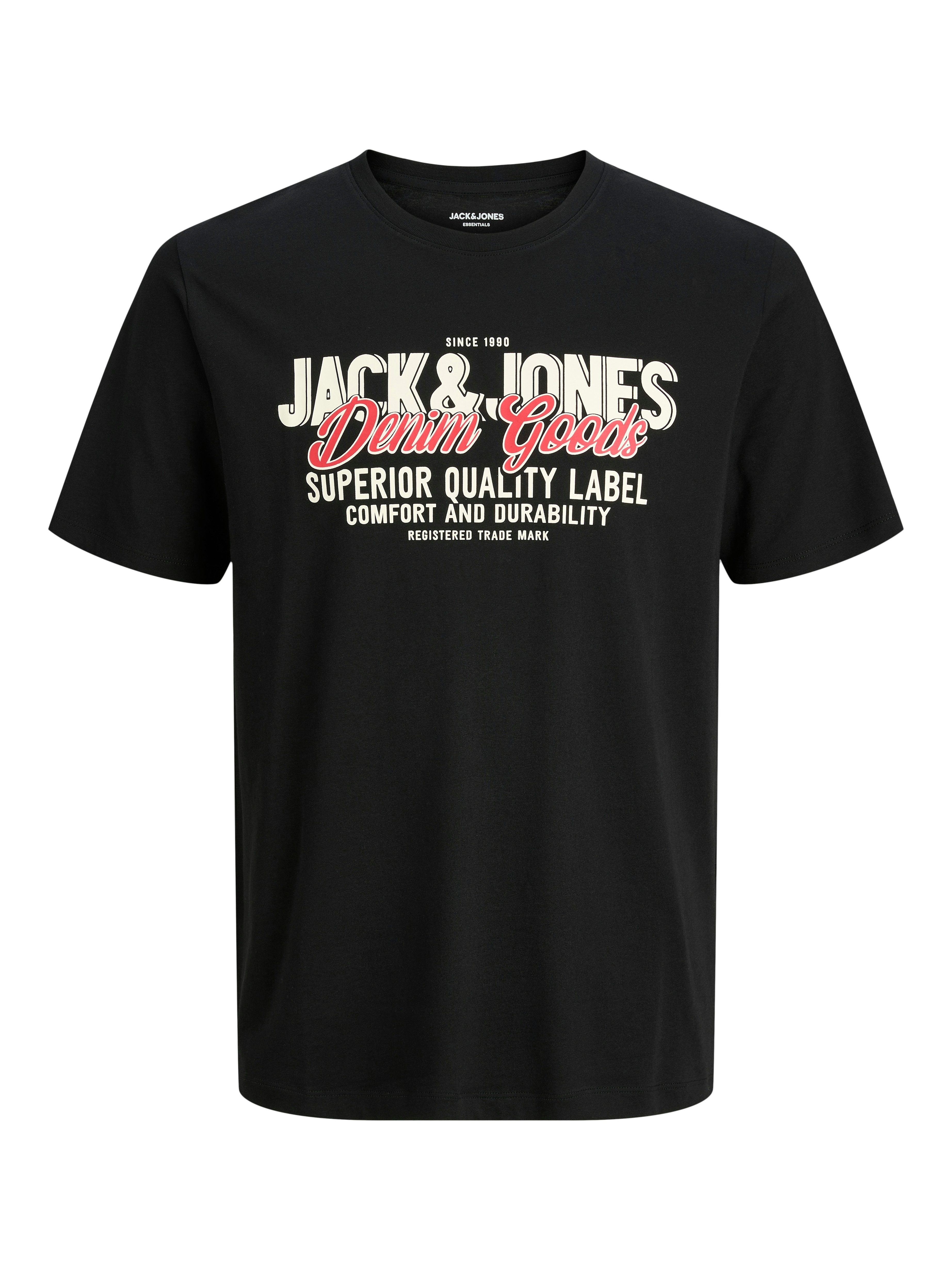 Jack & Jones PlusSize T-shirt JJELOGO TEE SS ONECK 2 COL AW25 NOOS PLS