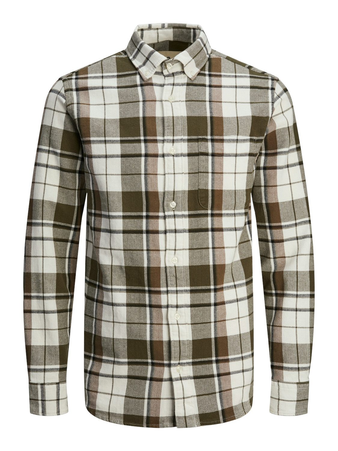 Jack & Jones Overhemd met lange mouwen JPRBLUBROOK CHECK STRUCTURE L/S SHIRT SN