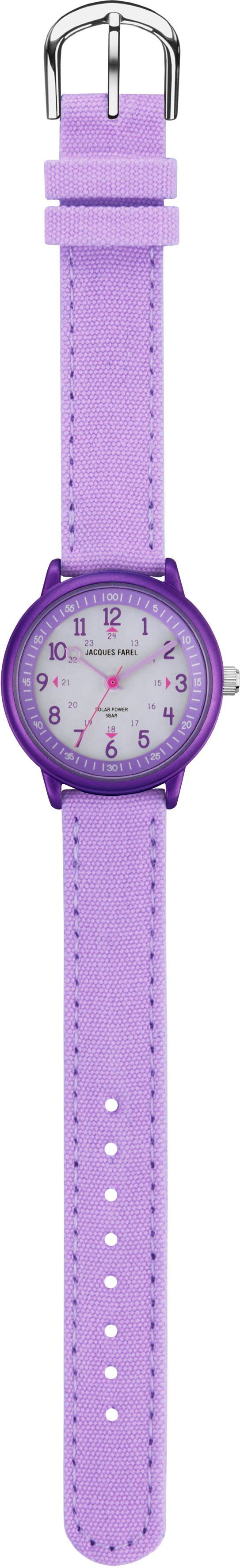 Jacques Farel Solarhorloge ORSO 3110 Polshorloge, kinderhorloge, ideaal ook als cadeau