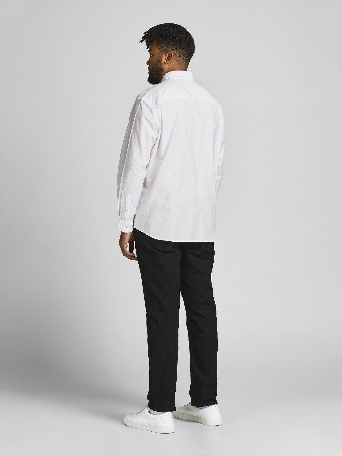 Jack & Jones PlusSize Overhemd met lange mouwen OXFORD SHIRT