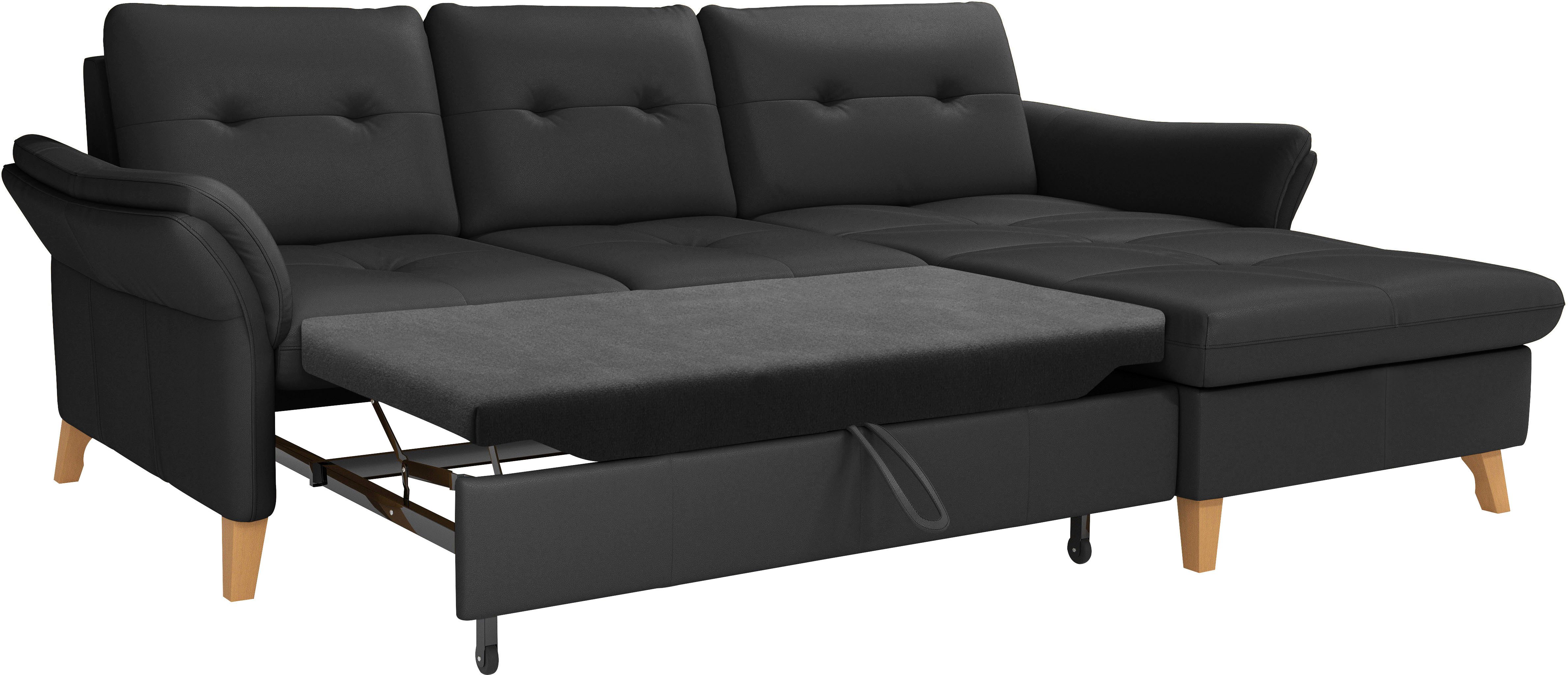 sit&more Hoekbank Göteborg Zitdiepteverstelling en binnenvering, naar keuze met slaapfunctie