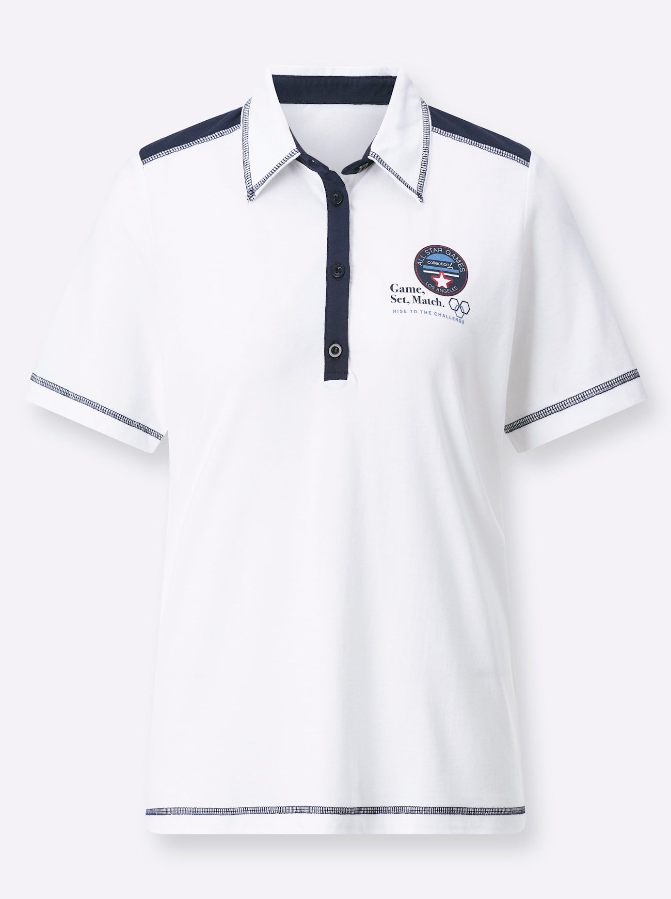Casual Looks Poloshirt Shirt (1-delig)