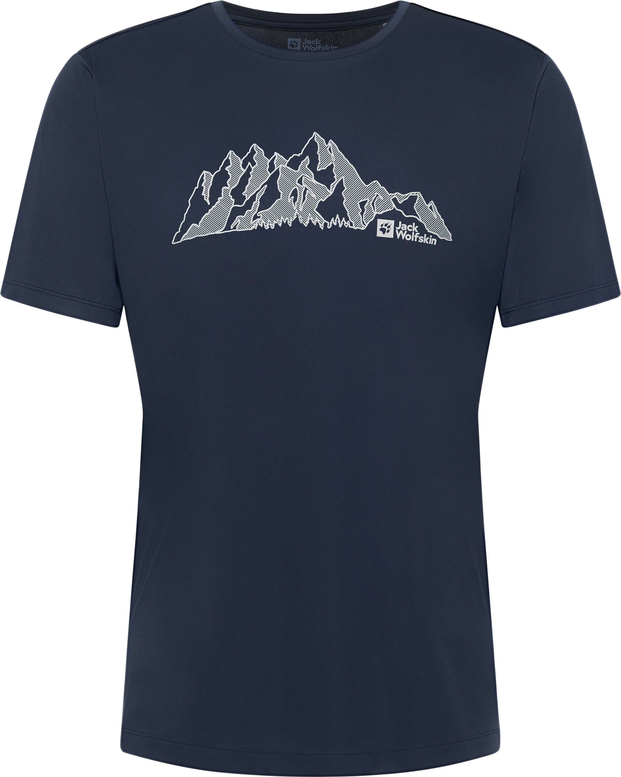 Jack Wolfskin T-shirt PEAK GRAPHIC T M