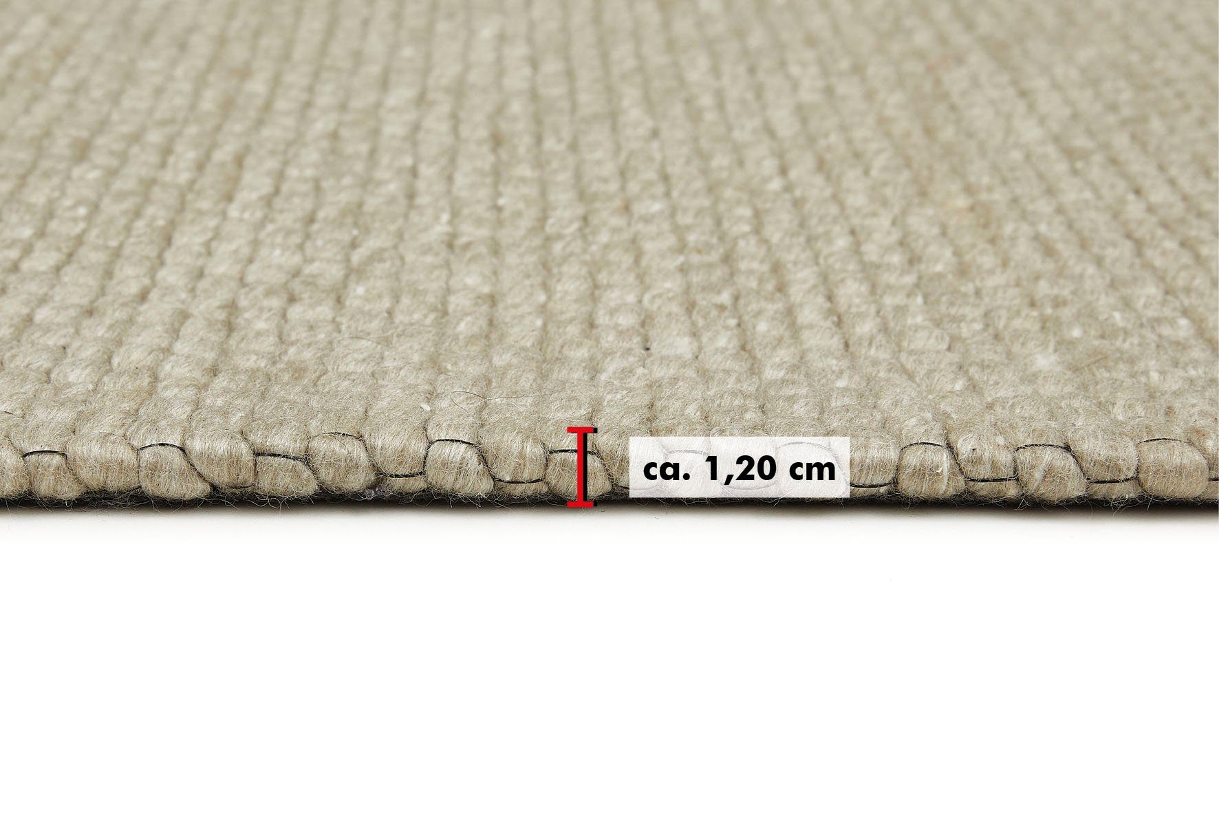 Barbara Becker Vloerkleed Brave Handgeweven, materiaal 50% wol, 50% viscose, met de hand geweven, gemêleerde look