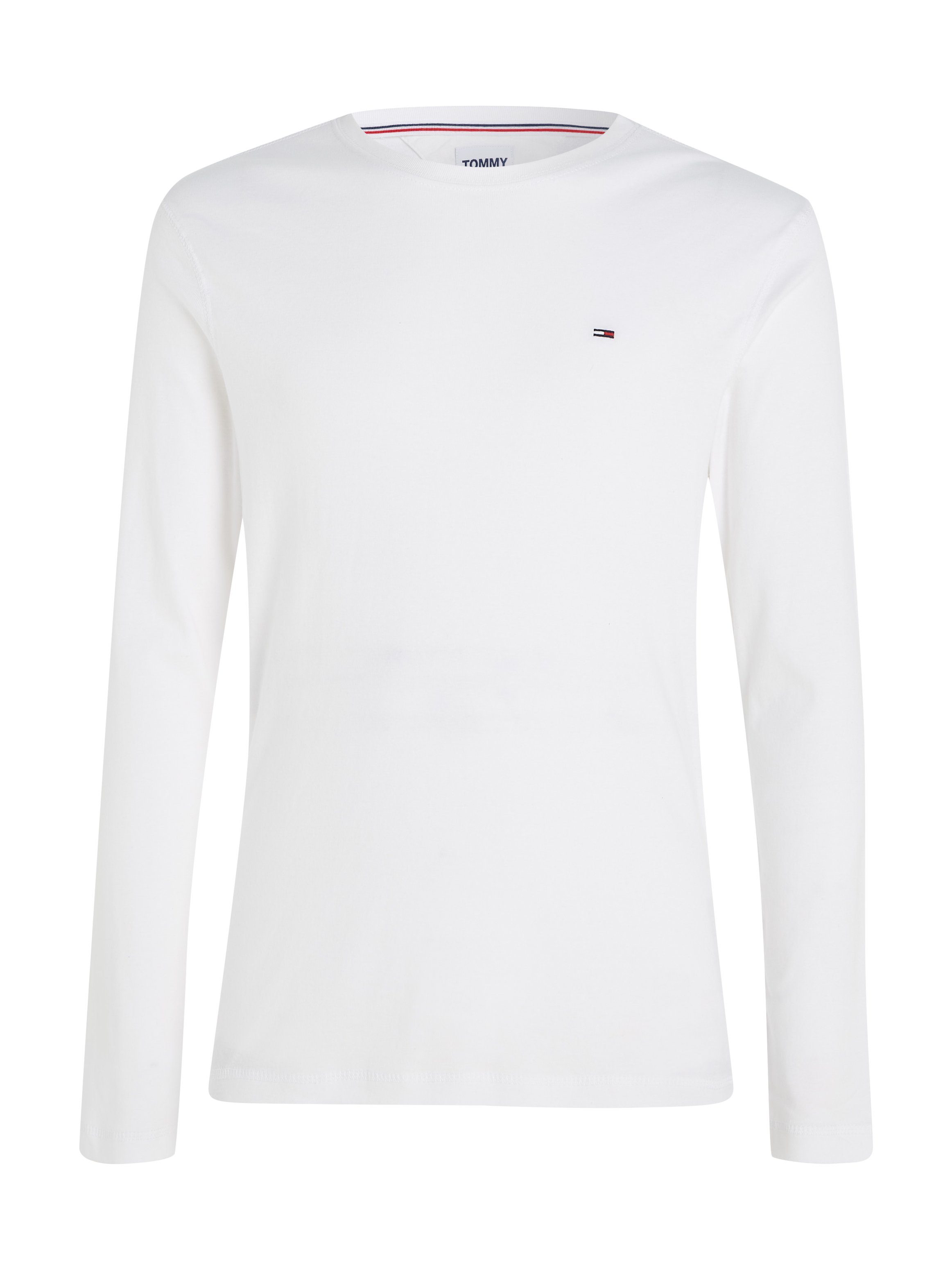 TOMMY JEANS Shirt met lange mouwen TJM ORIGINAL RIB LONGSLEEVE TEE