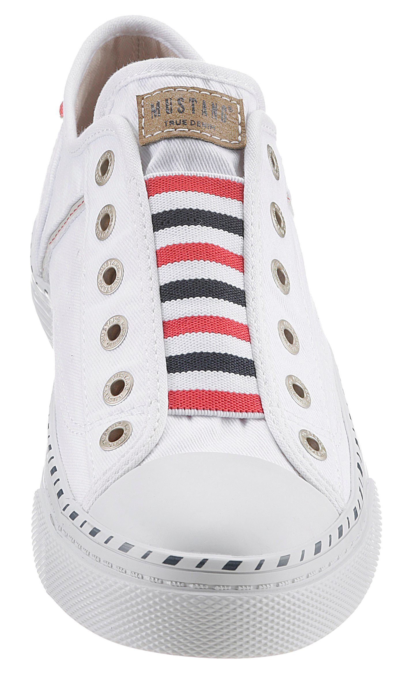 Mustang Shoes Slip-on sneakers Instapschoen, Vrijetijdsschoen Slippers, instapschoenen, vrijetijdsschoenen met praktische elastische band