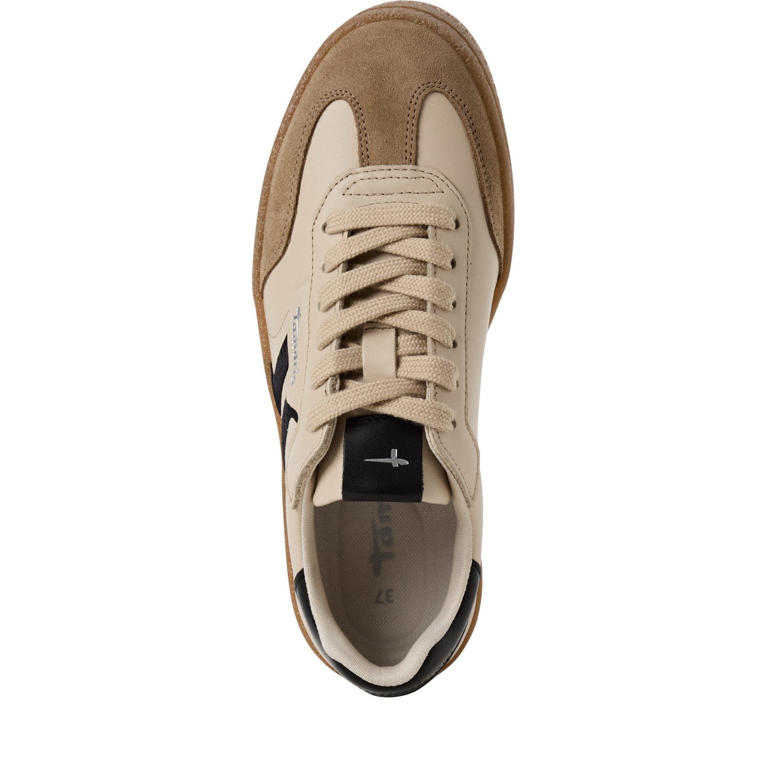 Tamaris Plateausneakers , vrijetijdsschoen, halfschoen, veterschoen met gepolsterde schacht
