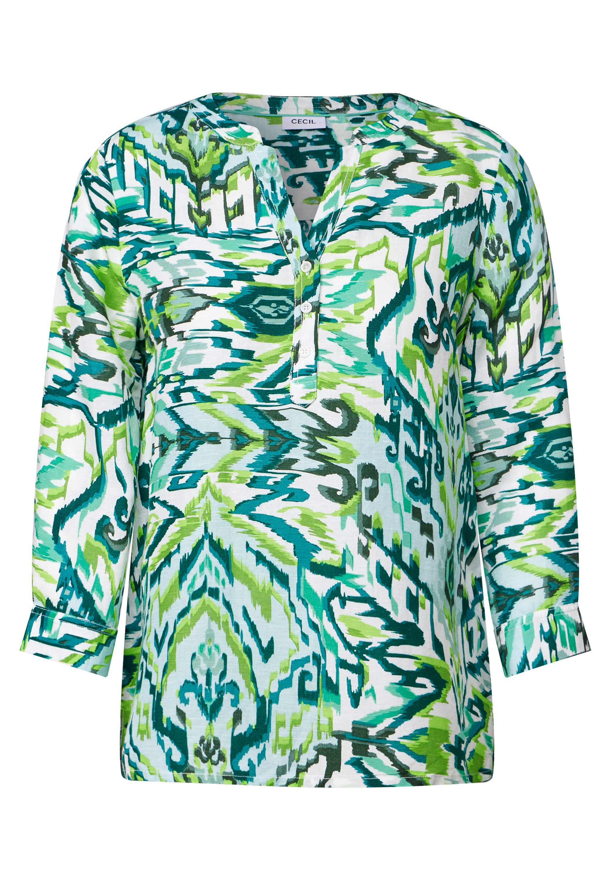 Cecil Gedessineerde blouse met grafisch patroon
