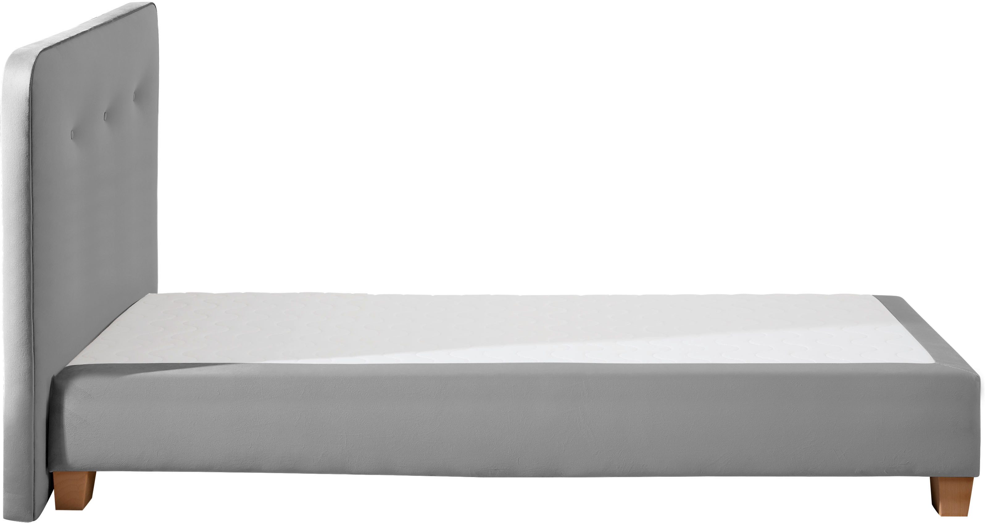 Home affaire Boxspring Fargo inclusief topper, in 3 soorten matrassen, in fluweel of structuurstof