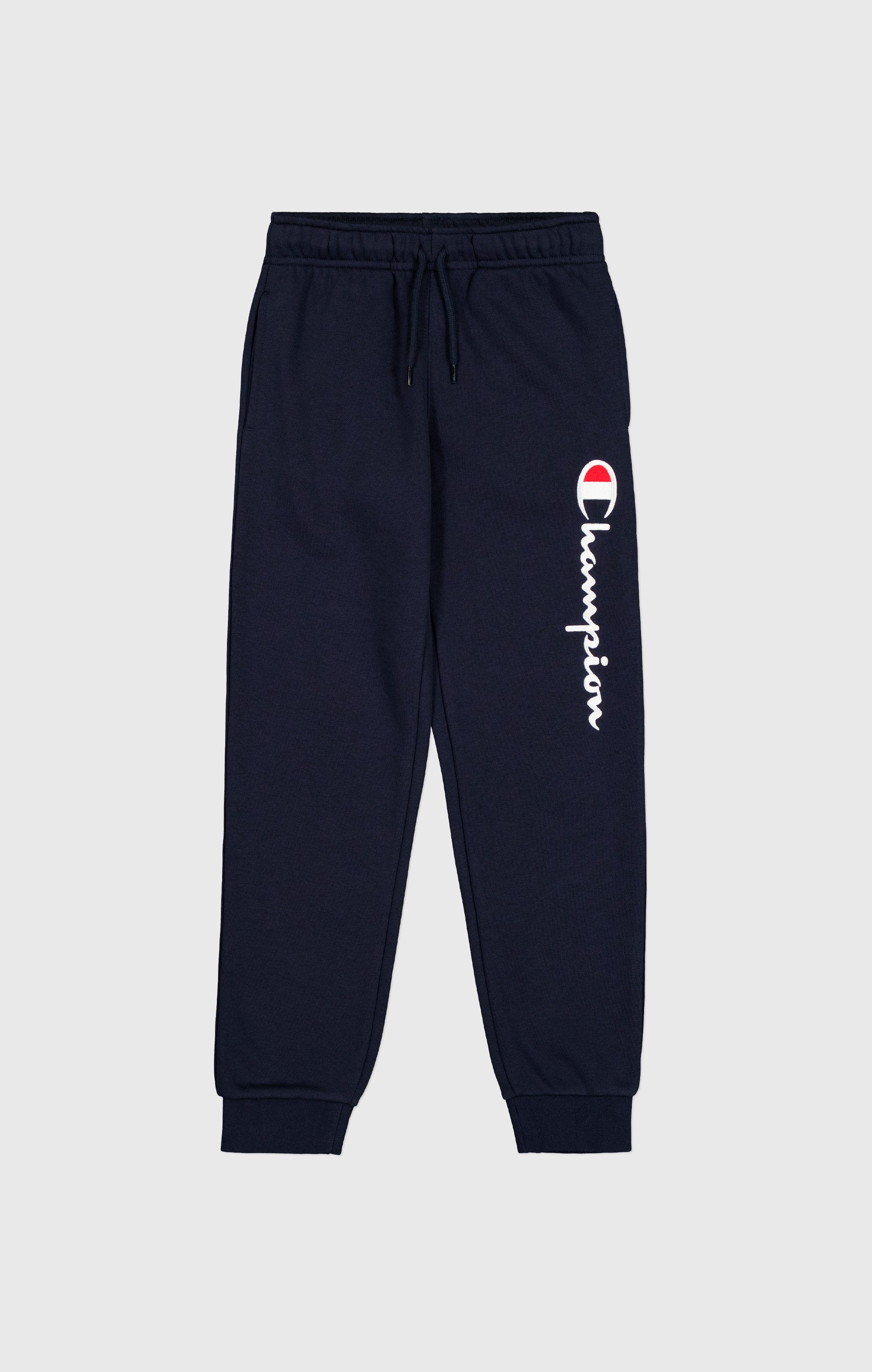 Champion Big Logo Fleece Rib Cuff Joggingbroek Junior