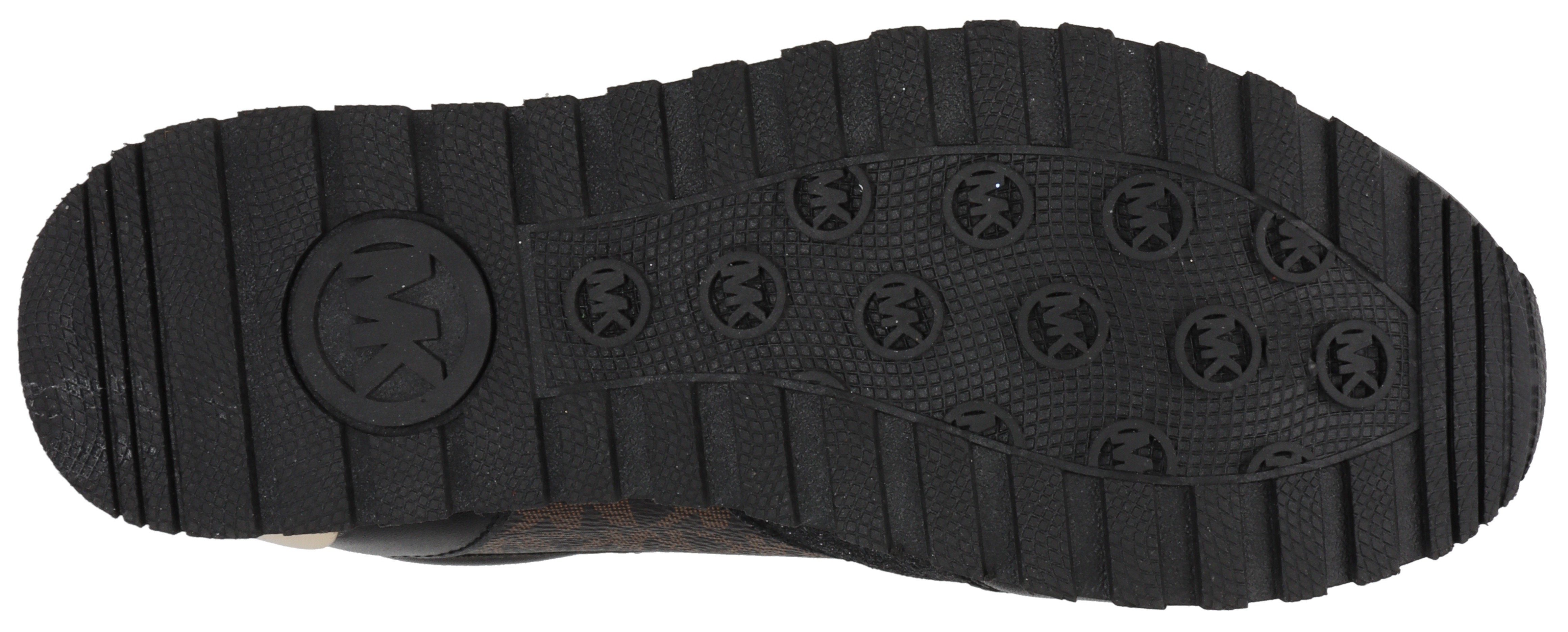 MICHAEL KORS KIDS Sneakers BILLIE DORIAN met goudkleurige details, vrijetijdsschoen, lage schoen, veterschoen