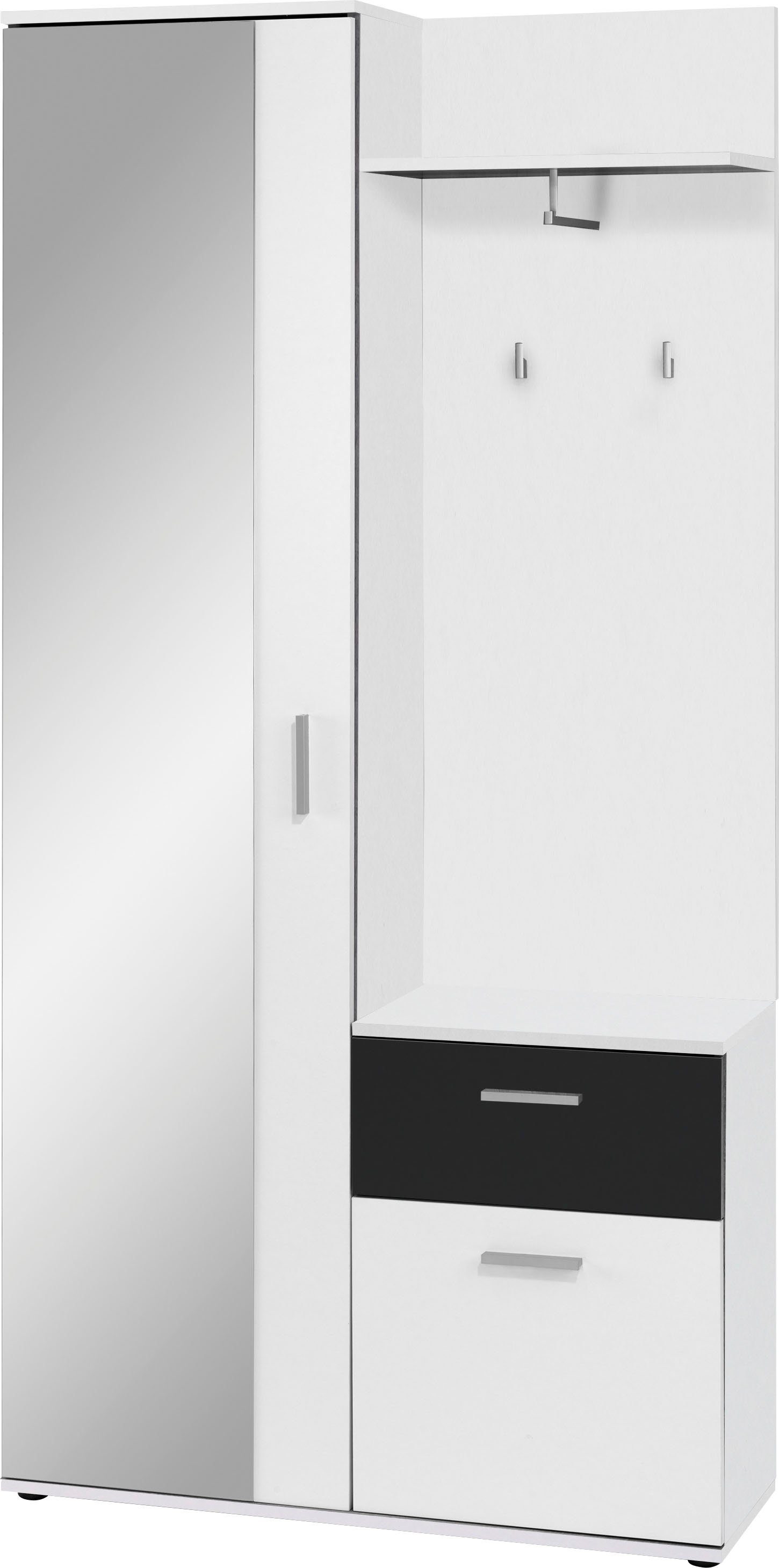 INOSIGN Compact kapstokmeubel Jakob met grote spiegel en planchet, breedte 97 cm