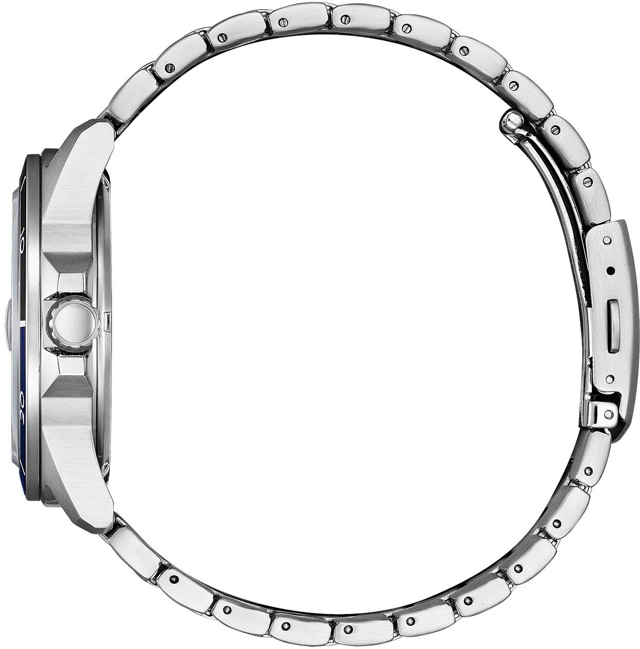 Citizen Solarhorloge AW1810-85L Horloge, herenhorloge, roestvrijstalen band, tot 10 bar waterdicht, datum
