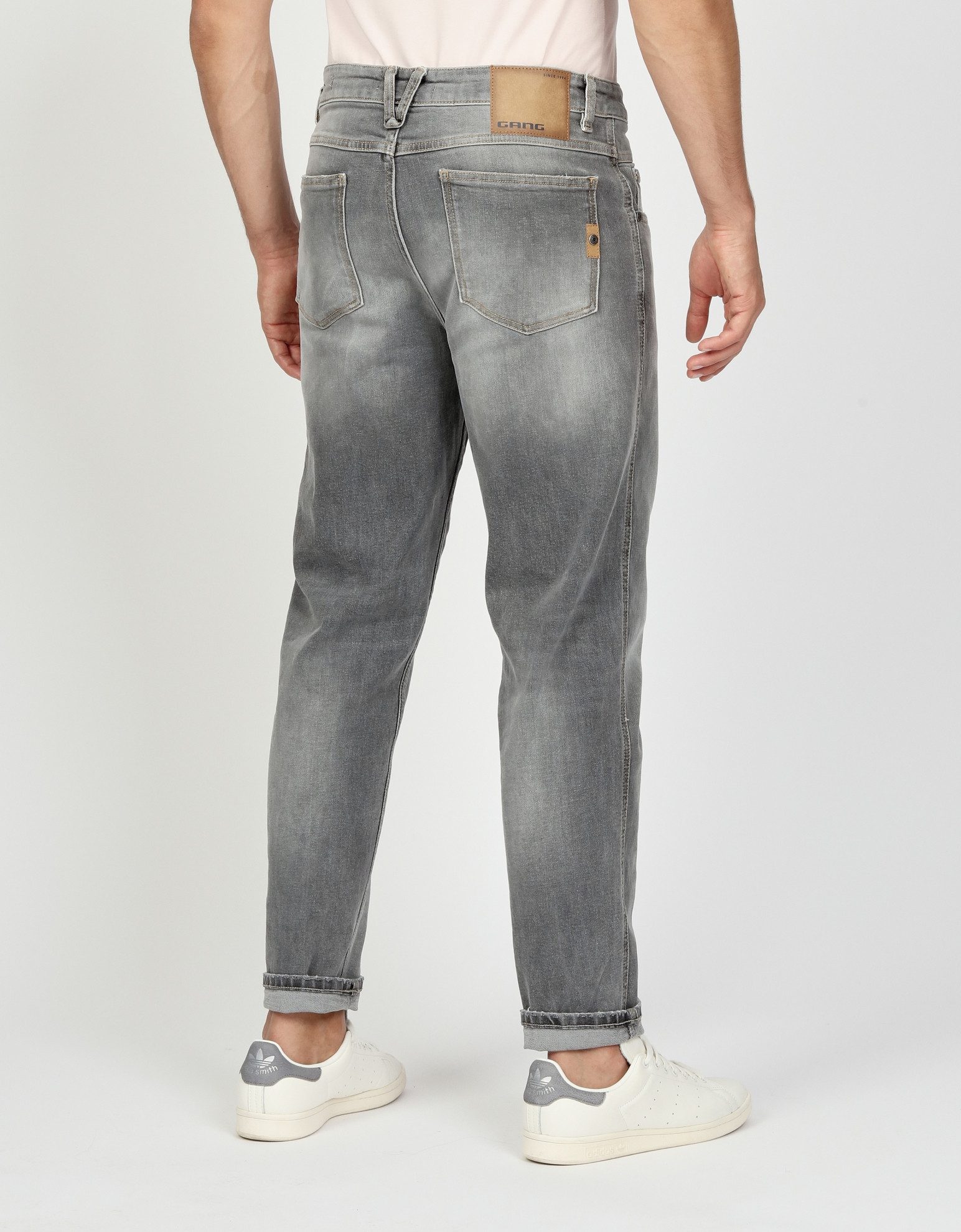 GANG Stretch jeans 94MARCO in relaxte 5-pocket stijl met dubbele riemlus